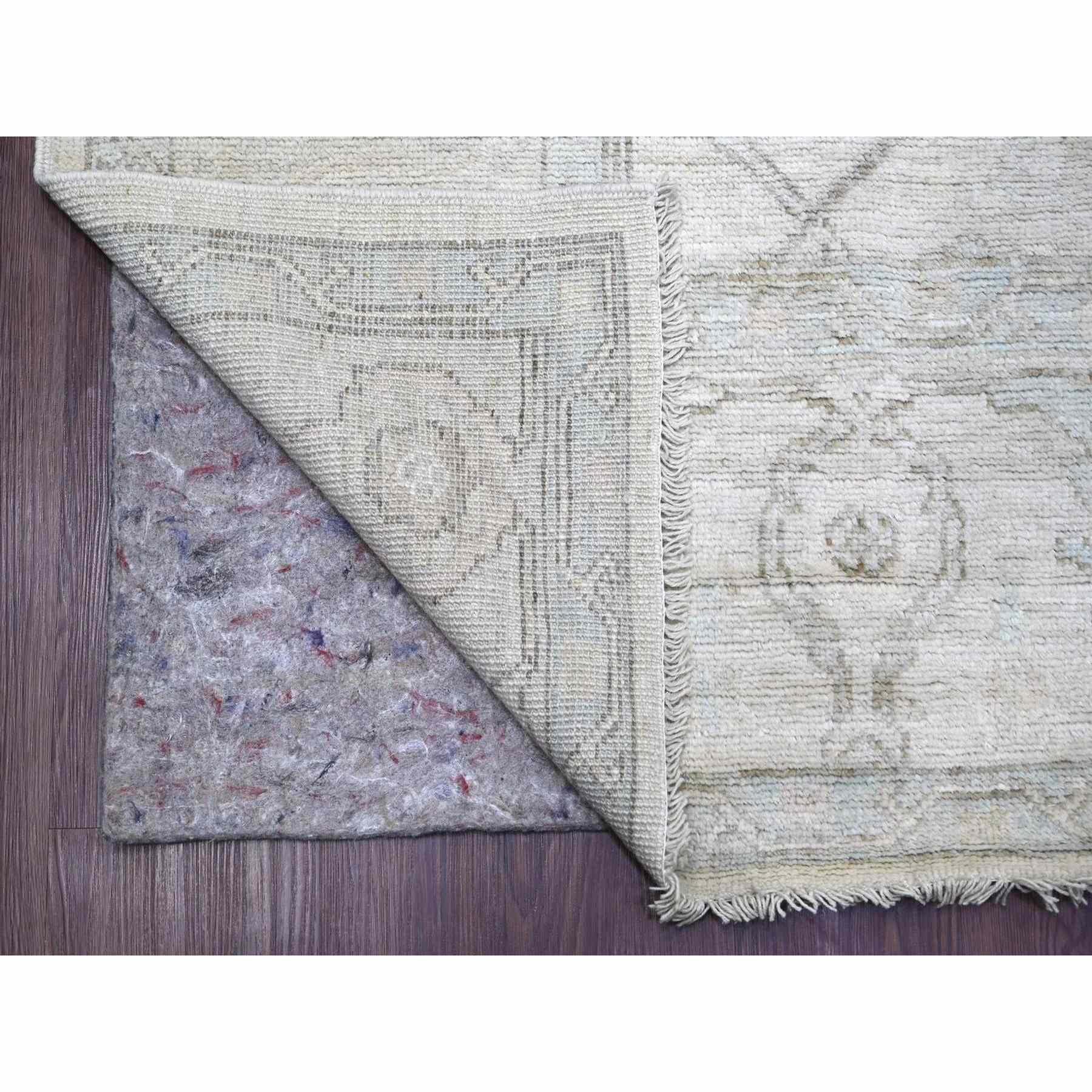 Oushak-And-Peshawar-Hand-Knotted-Rug-113195