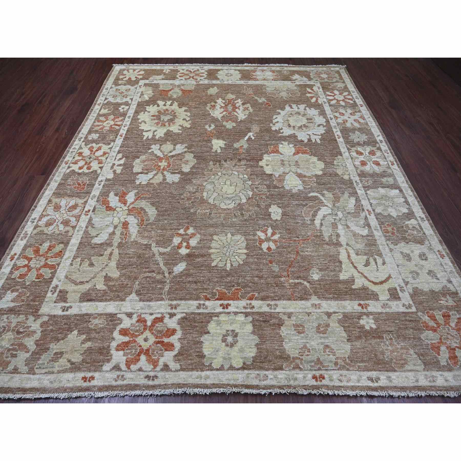 Oushak-And-Peshawar-Hand-Knotted-Rug-113200