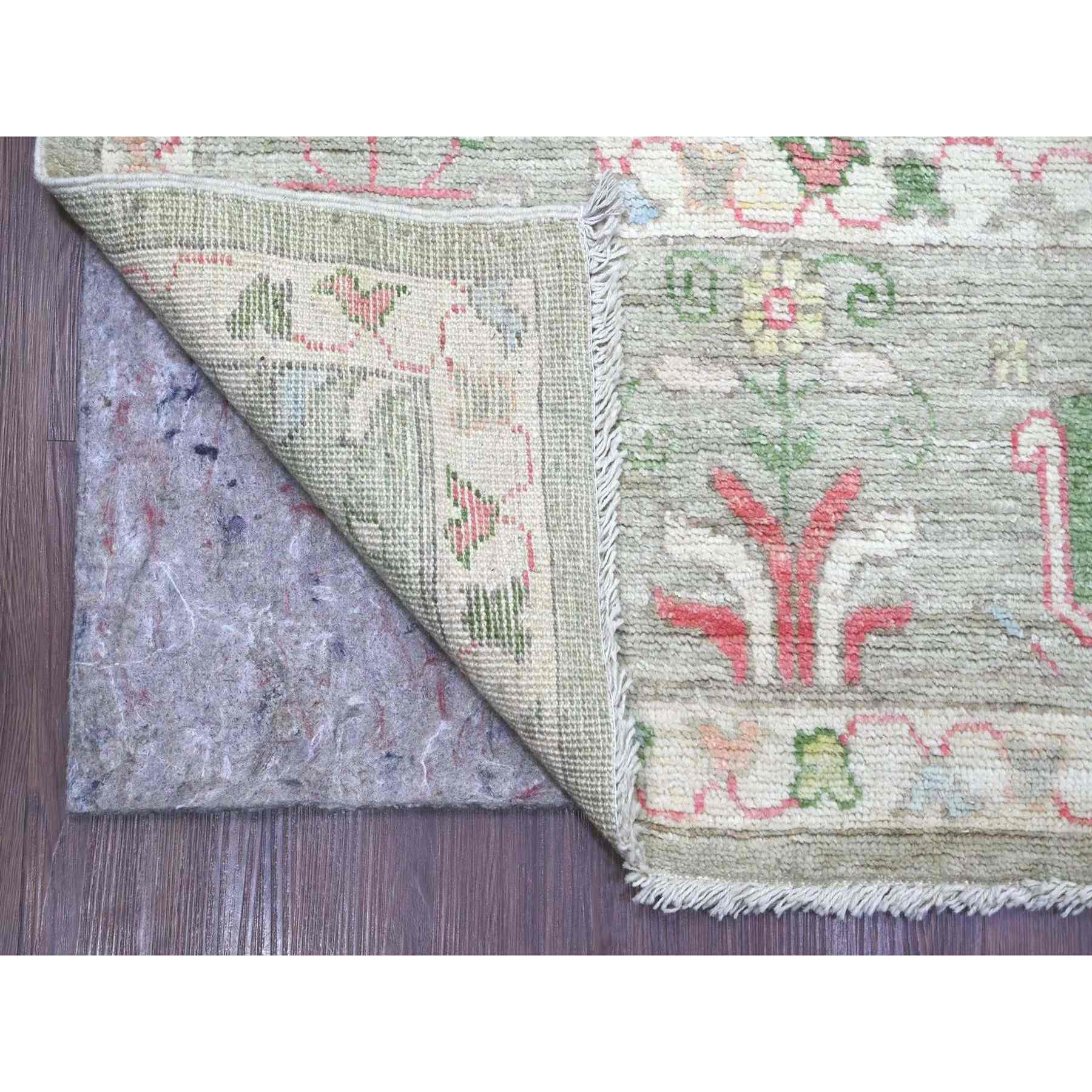Oushak-And-Peshawar-Hand-Knotted-Rug-113205