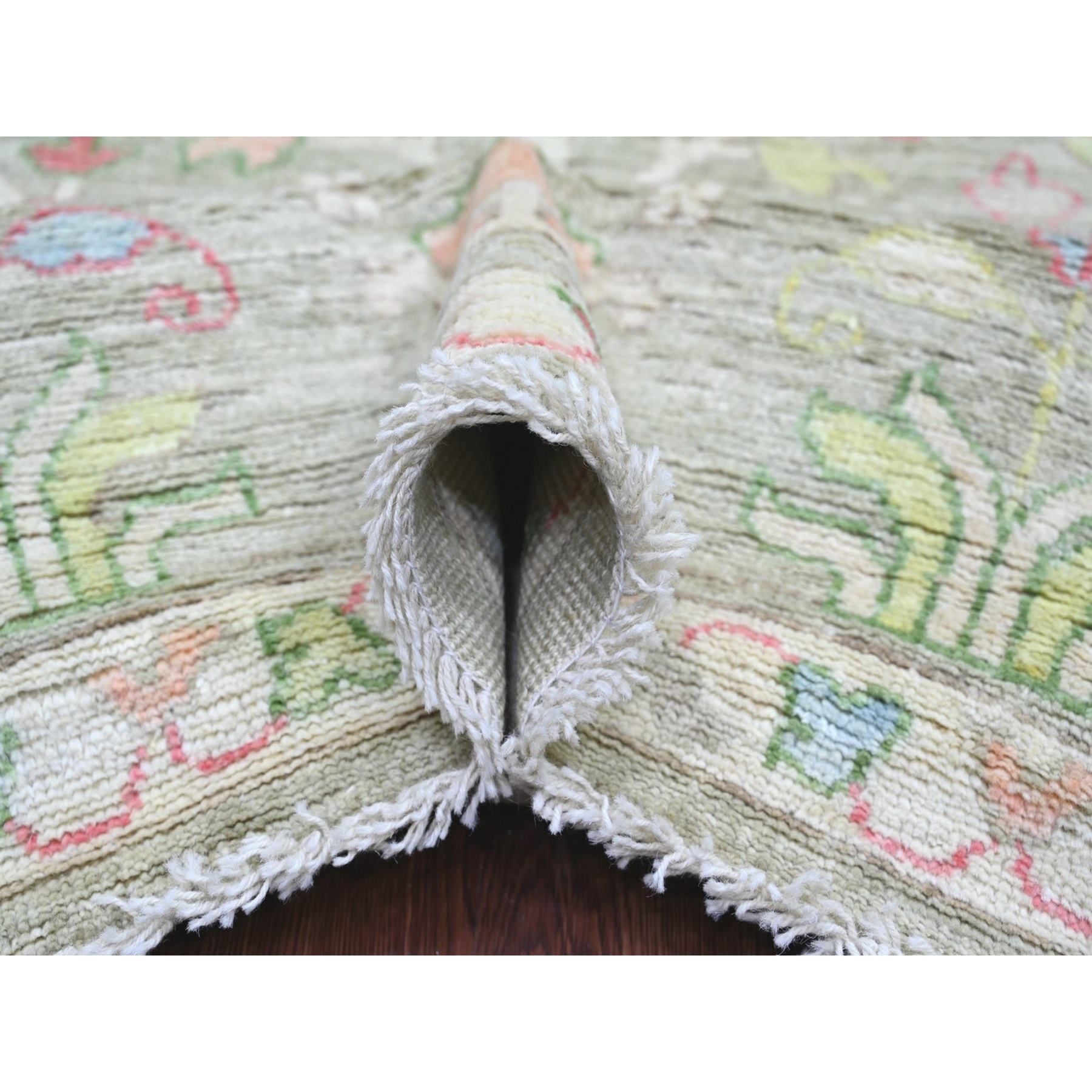 Oushak-And-Peshawar-Hand-Knotted-Rug-113205