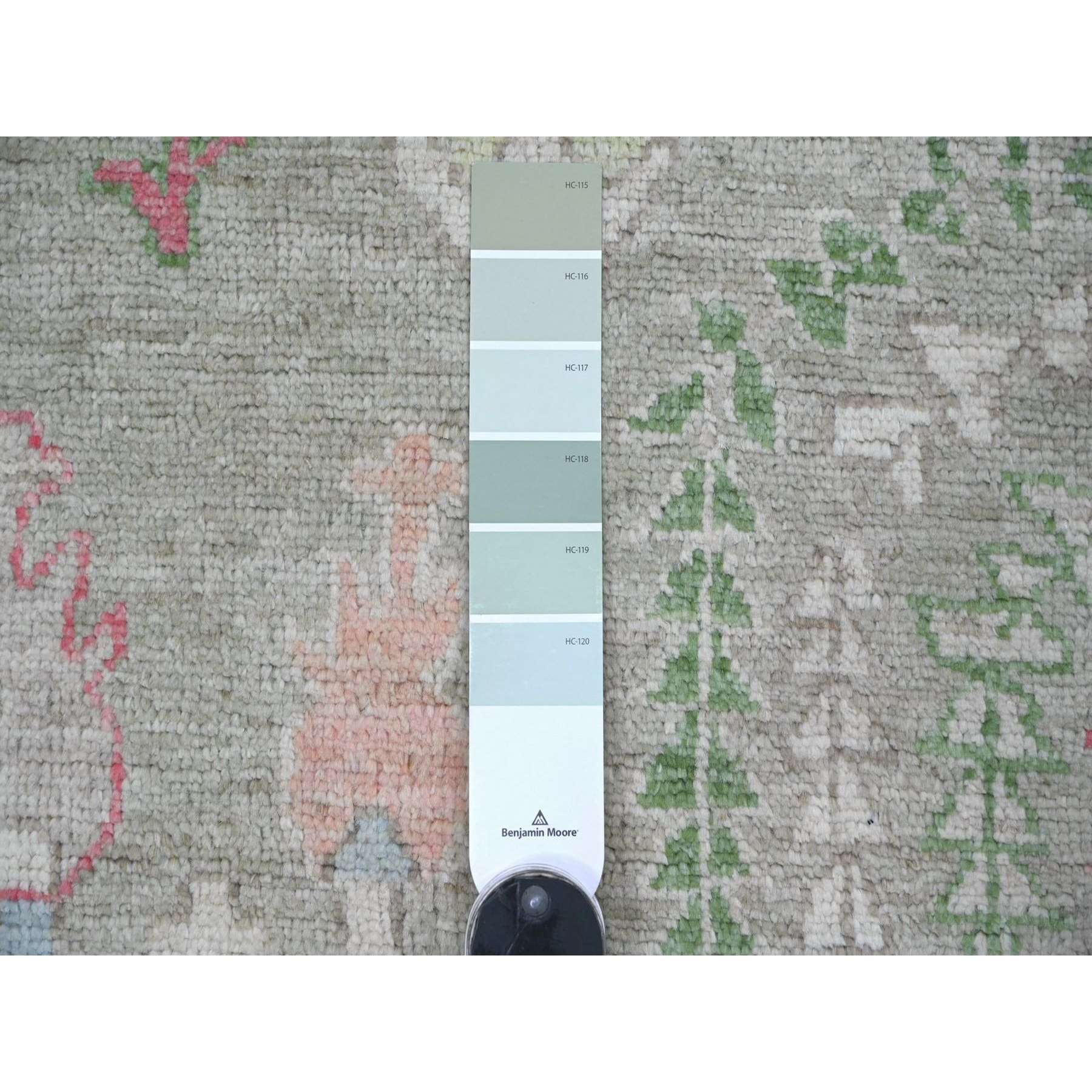Oushak-And-Peshawar-Hand-Knotted-Rug-113205
