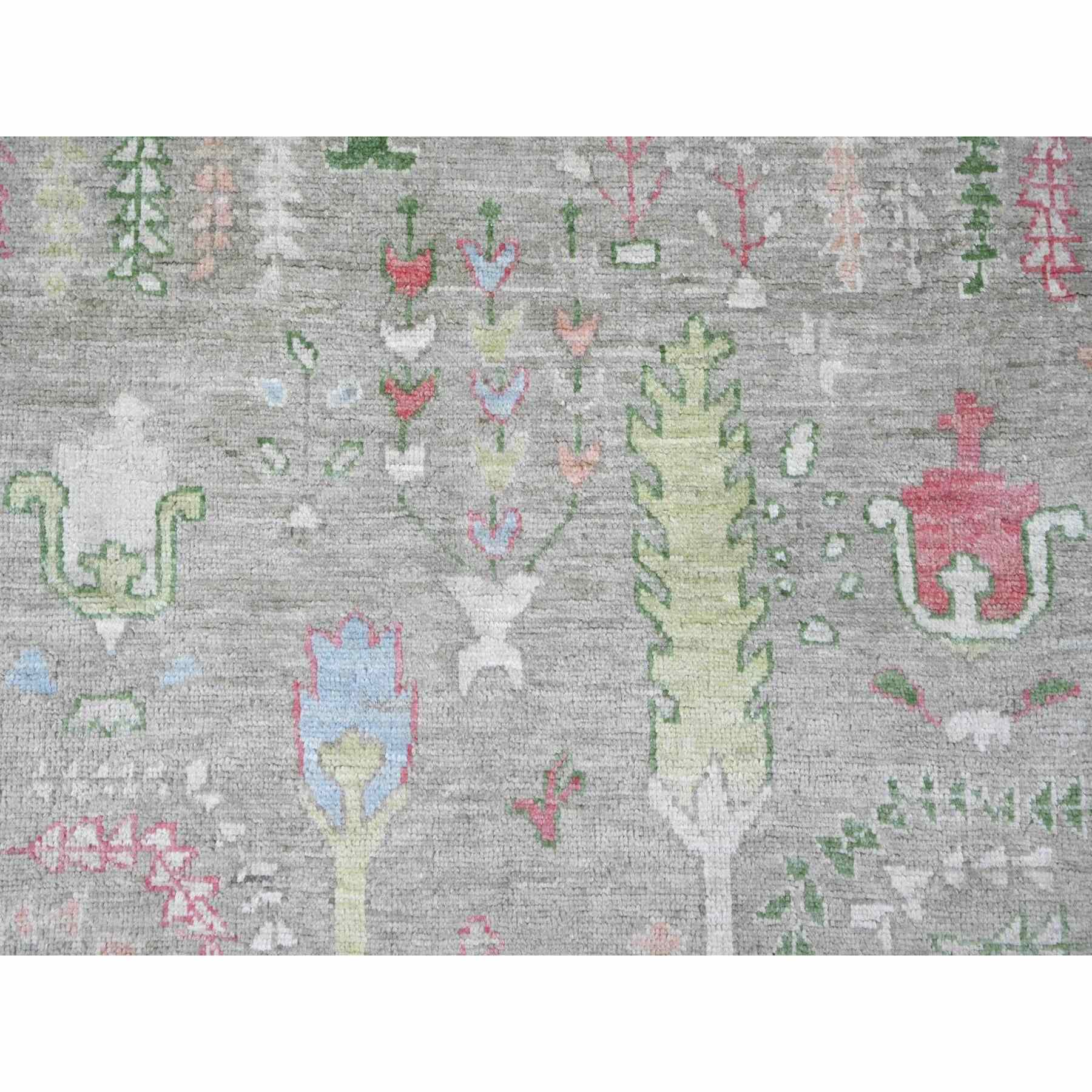 Oushak-And-Peshawar-Hand-Knotted-Rug-113205