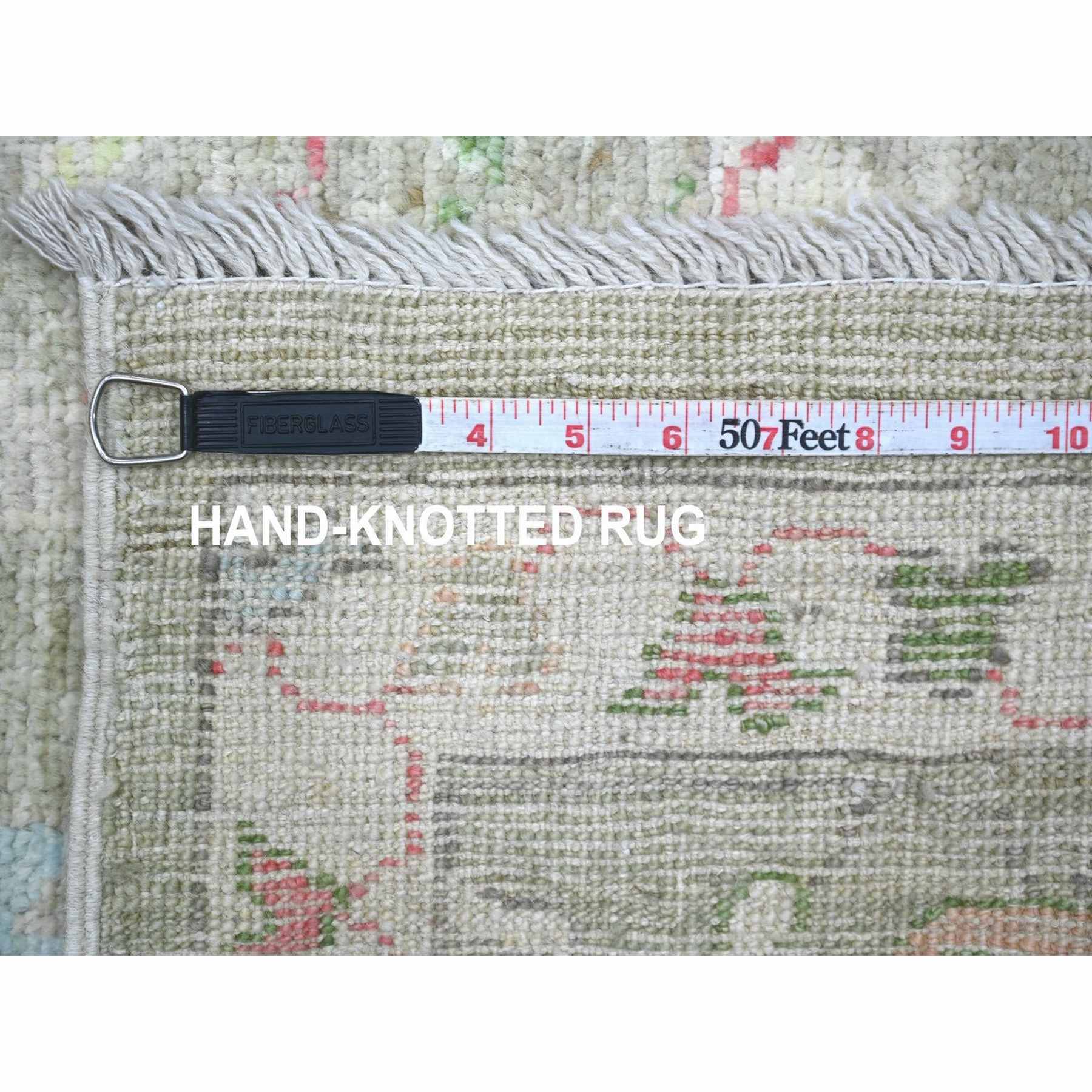 Oushak-And-Peshawar-Hand-Knotted-Rug-113205
