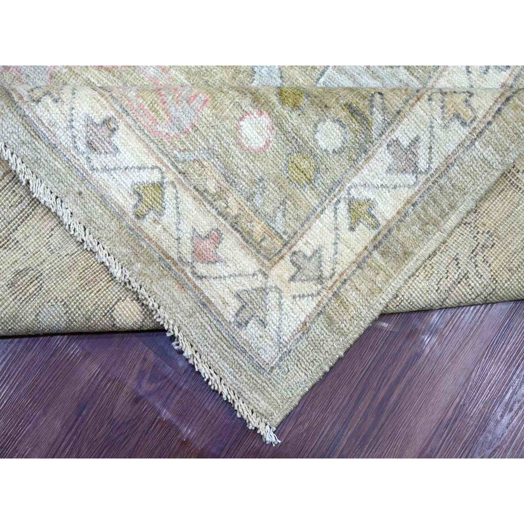 Oushak-And-Peshawar-Hand-Knotted-Rug-113215