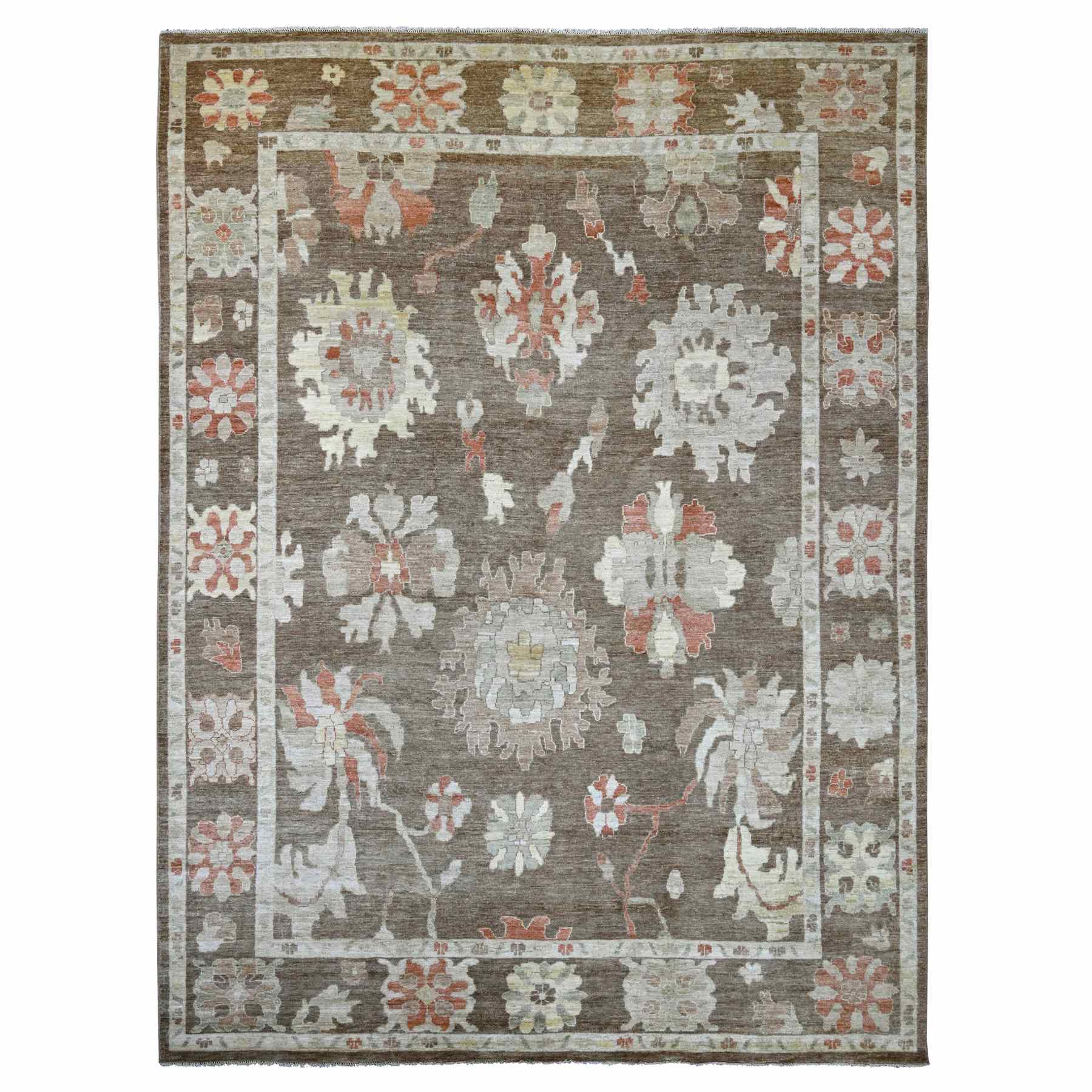 Oushak-And-Peshawar-Hand-Knotted-Rug-113220