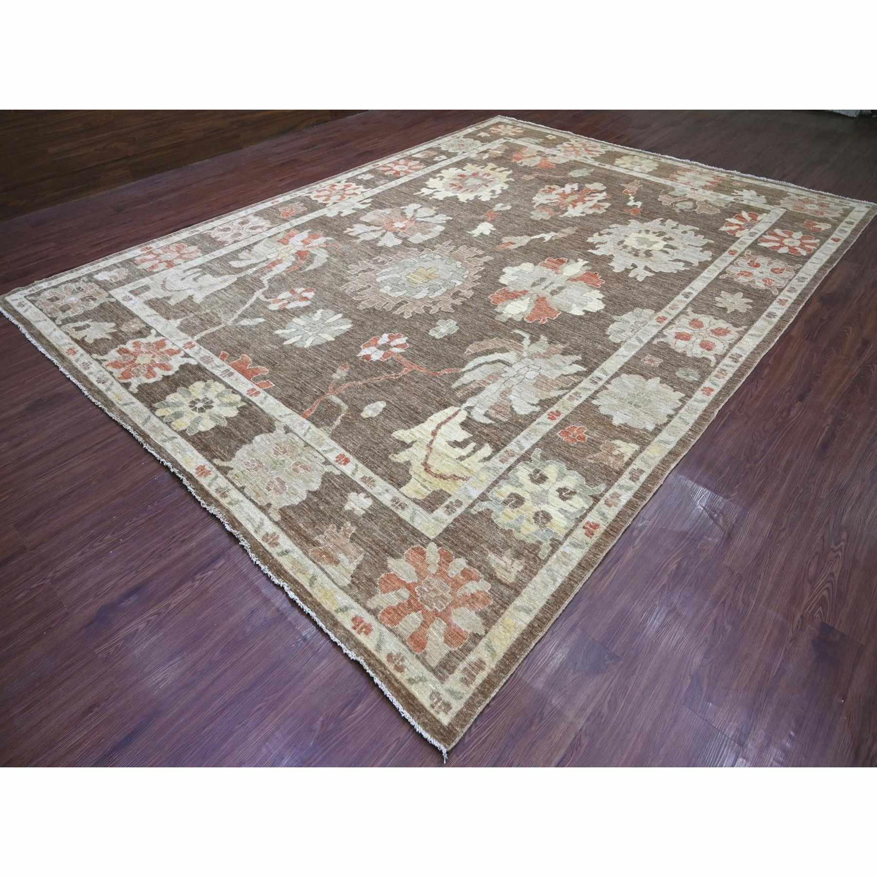 Oushak-And-Peshawar-Hand-Knotted-Rug-113220