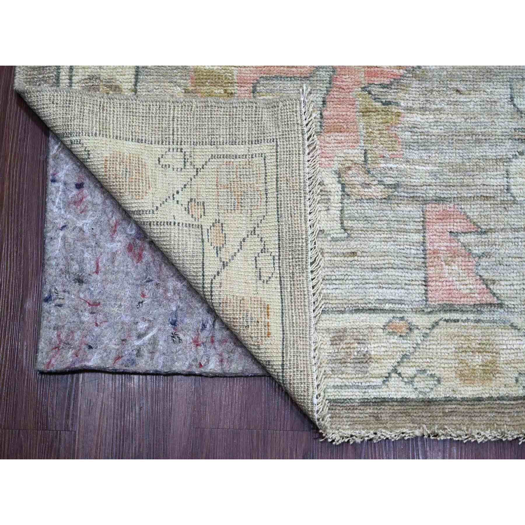 Oushak-And-Peshawar-Hand-Knotted-Rug-113230