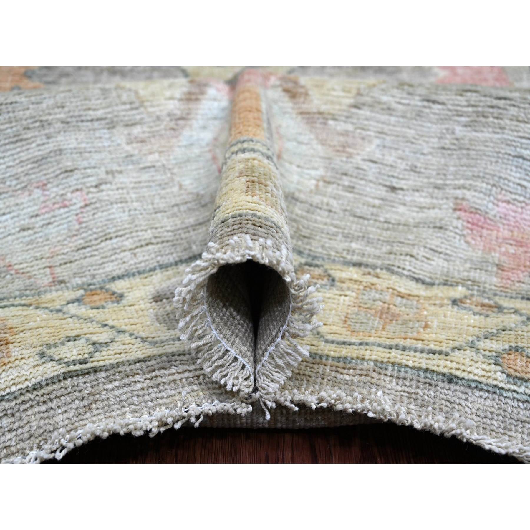 Oushak-And-Peshawar-Hand-Knotted-Rug-113230