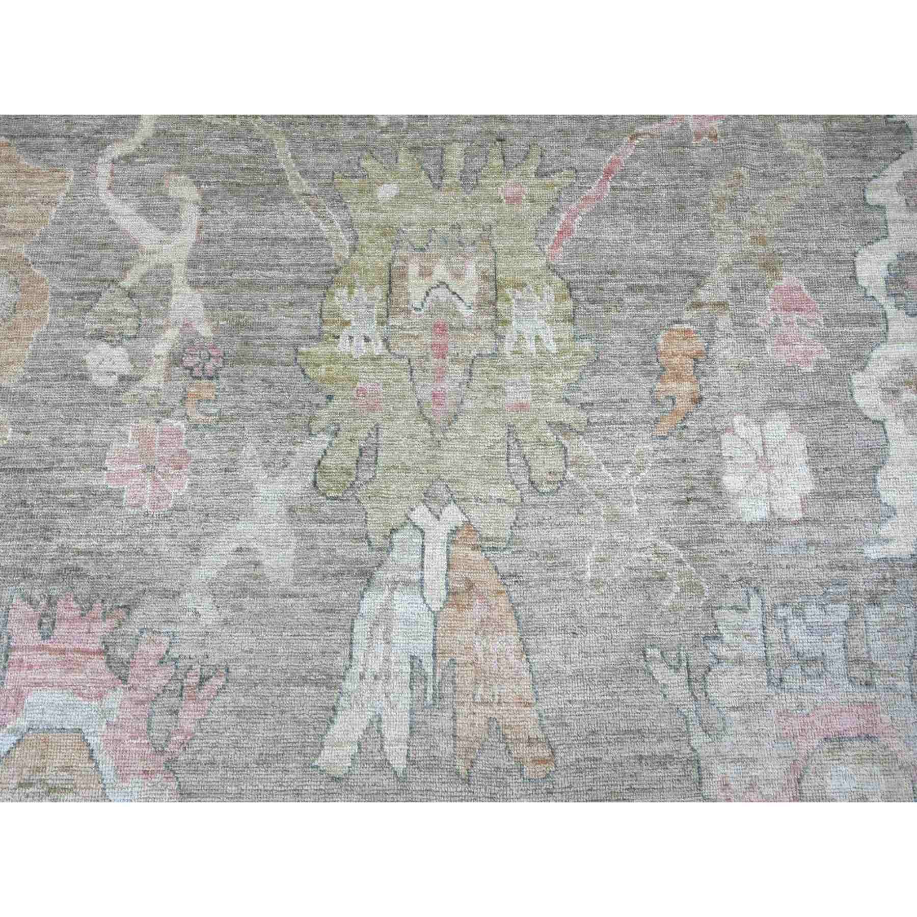 Oushak-And-Peshawar-Hand-Knotted-Rug-113230