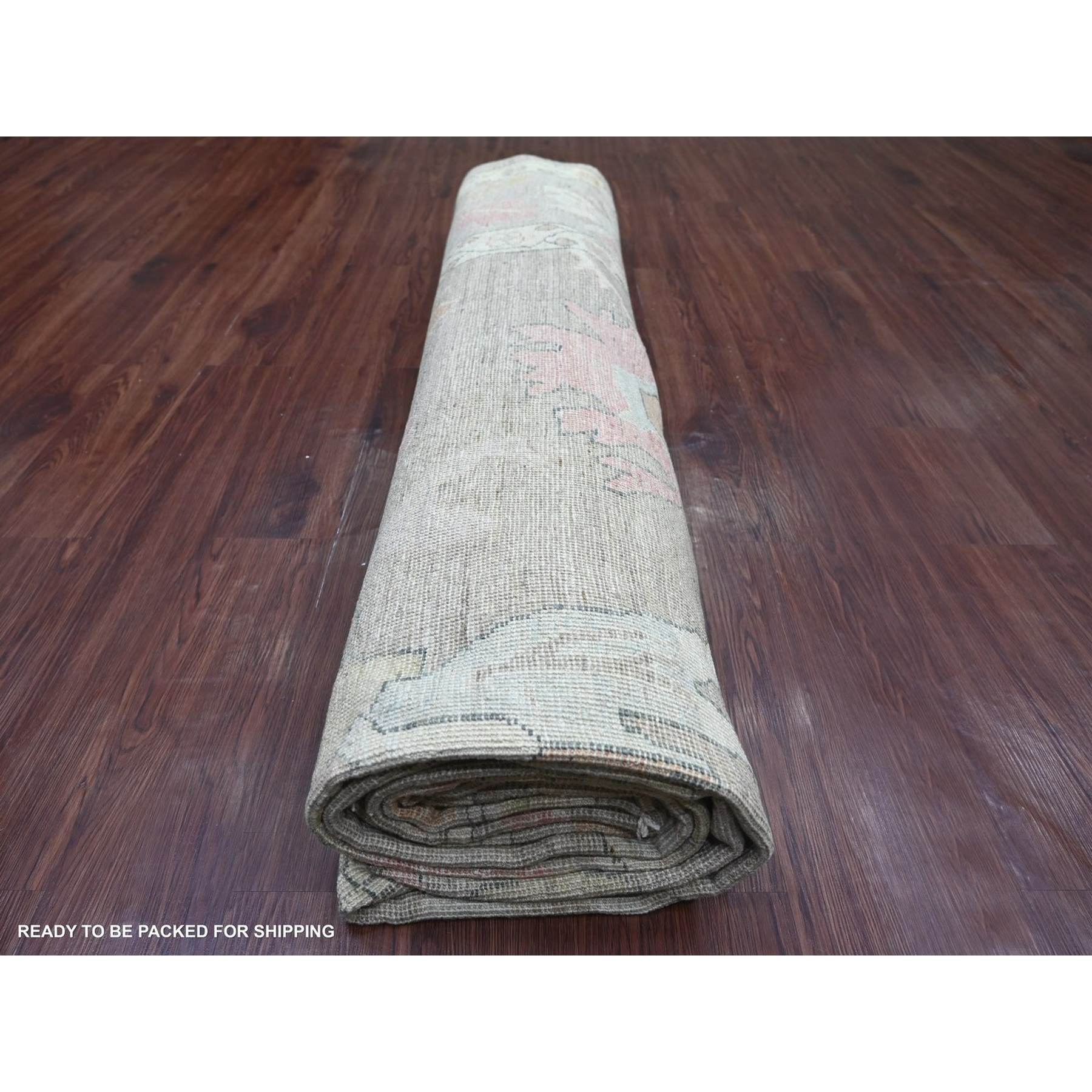Oushak-And-Peshawar-Hand-Knotted-Rug-113230
