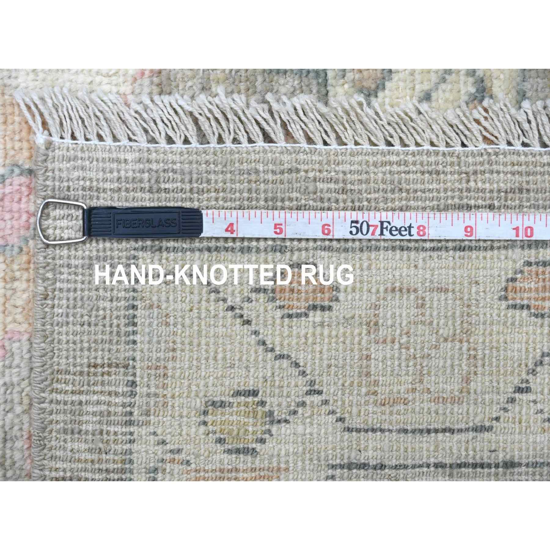 Oushak-And-Peshawar-Hand-Knotted-Rug-113230
