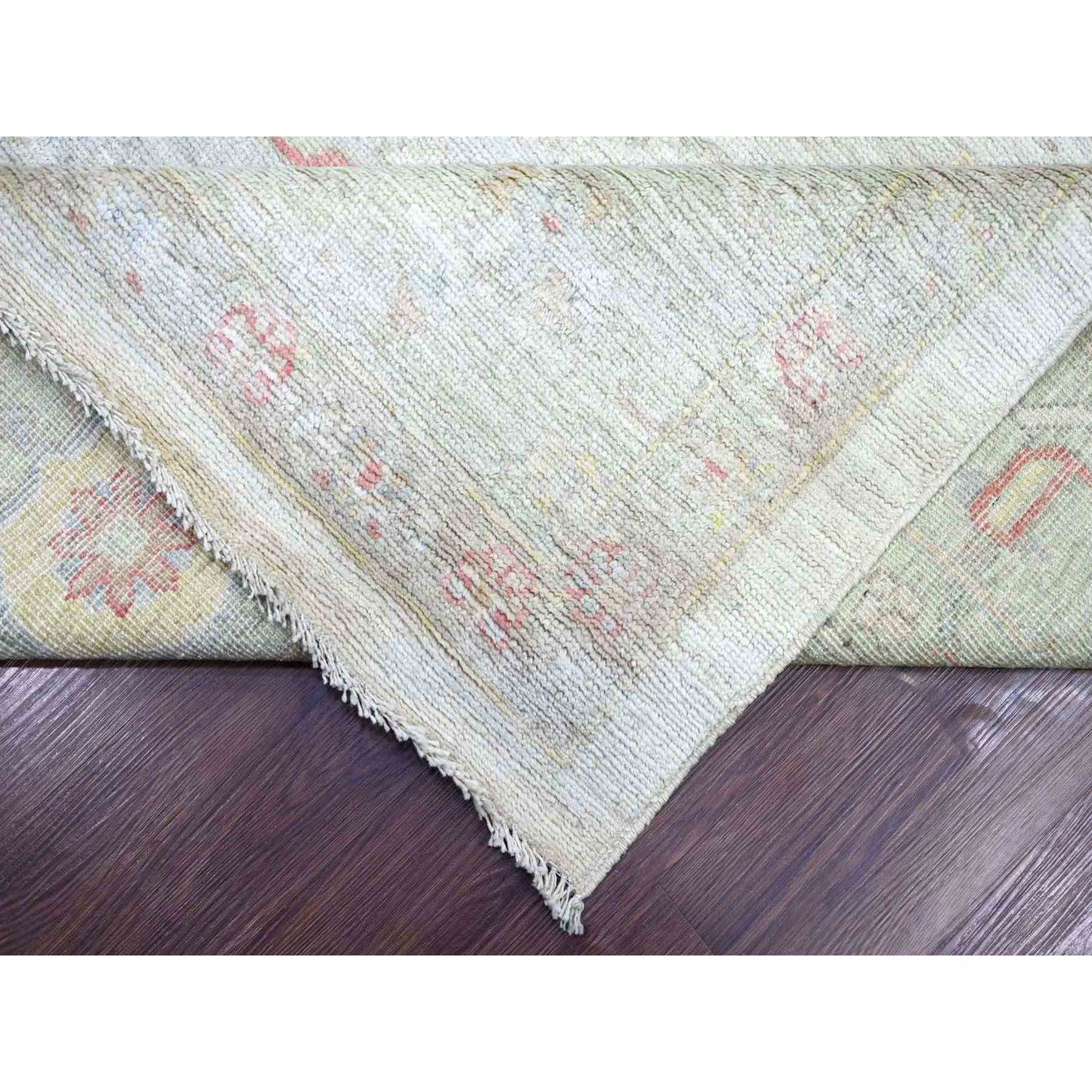 Oushak-And-Peshawar-Hand-Knotted-Rug-113235