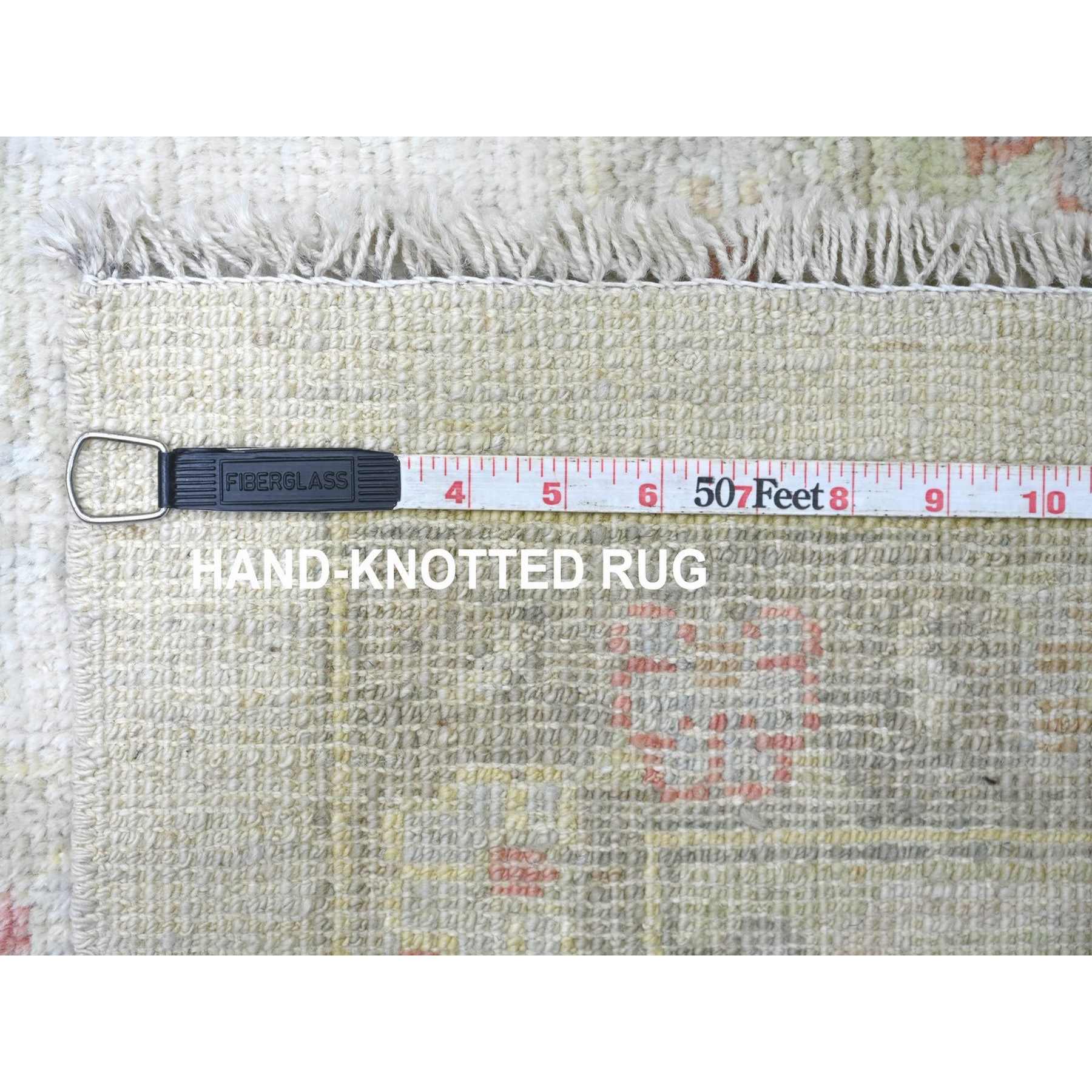 Oushak-And-Peshawar-Hand-Knotted-Rug-113235