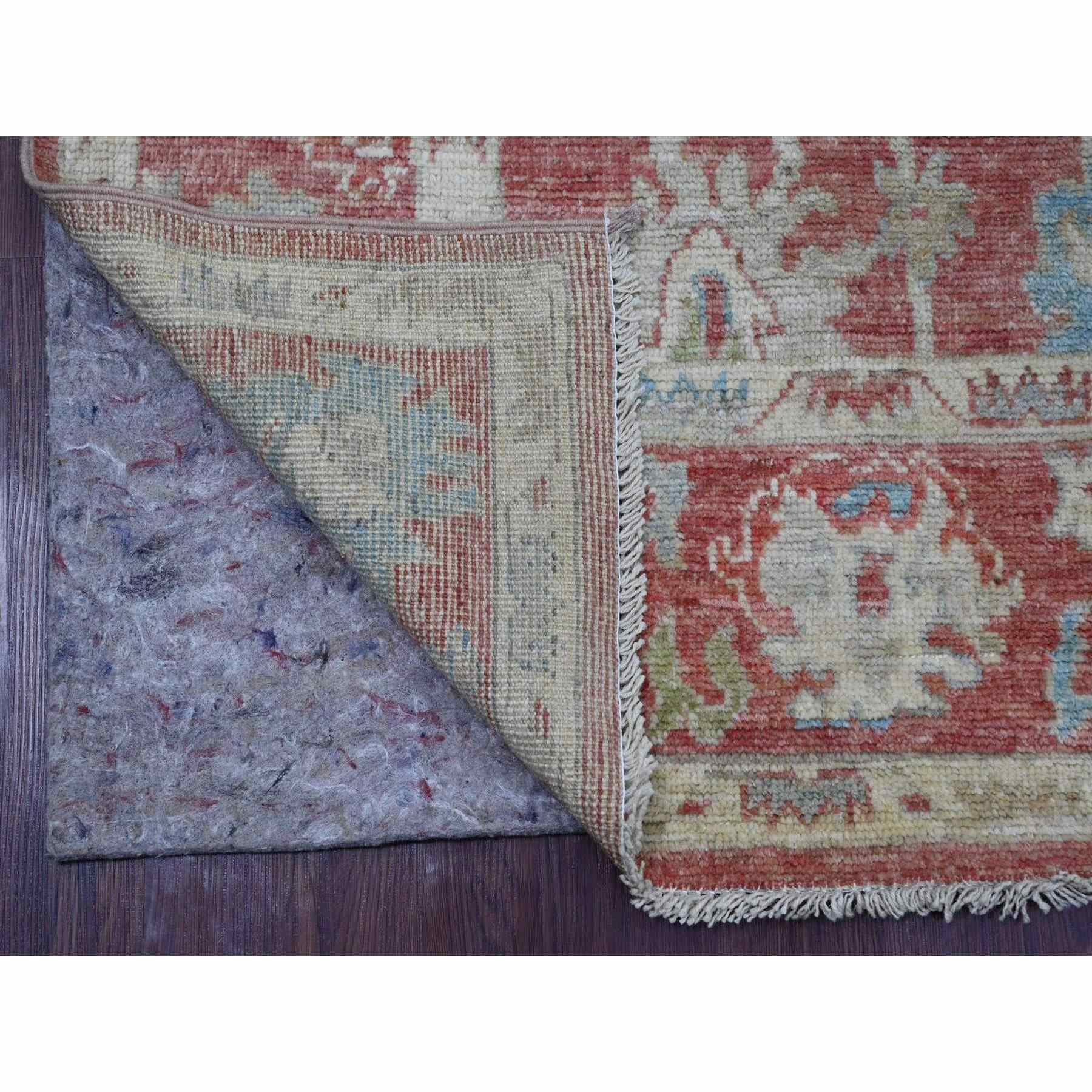 Oushak-And-Peshawar-Hand-Knotted-Rug-113245