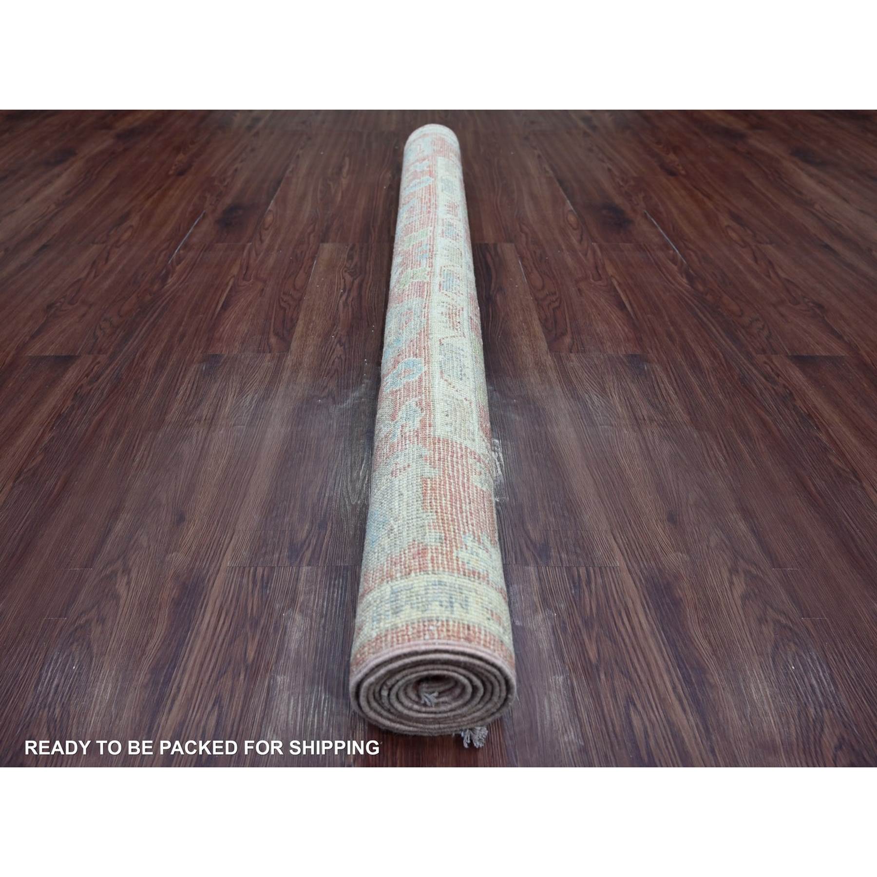 Oushak-And-Peshawar-Hand-Knotted-Rug-113245