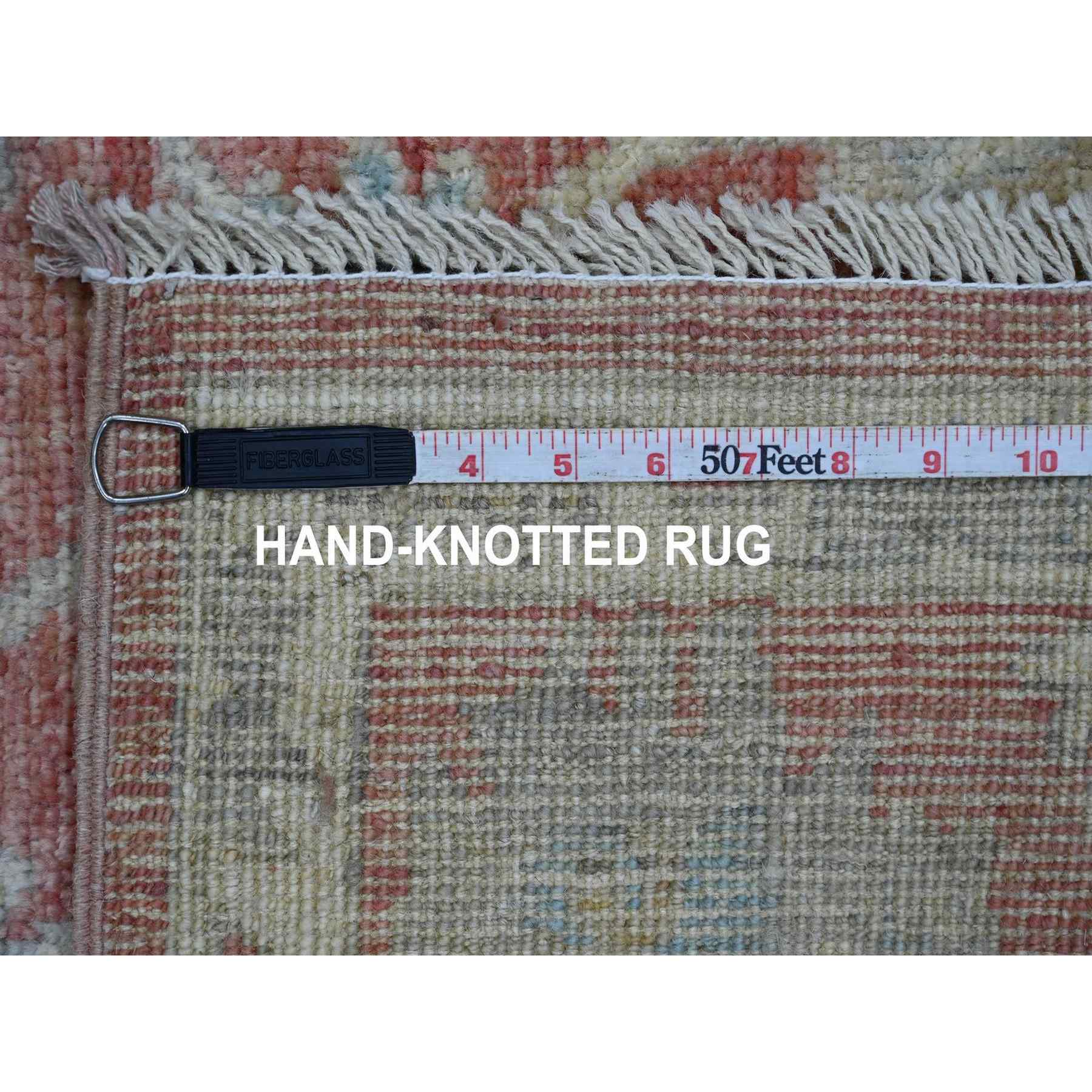 Oushak-And-Peshawar-Hand-Knotted-Rug-113245