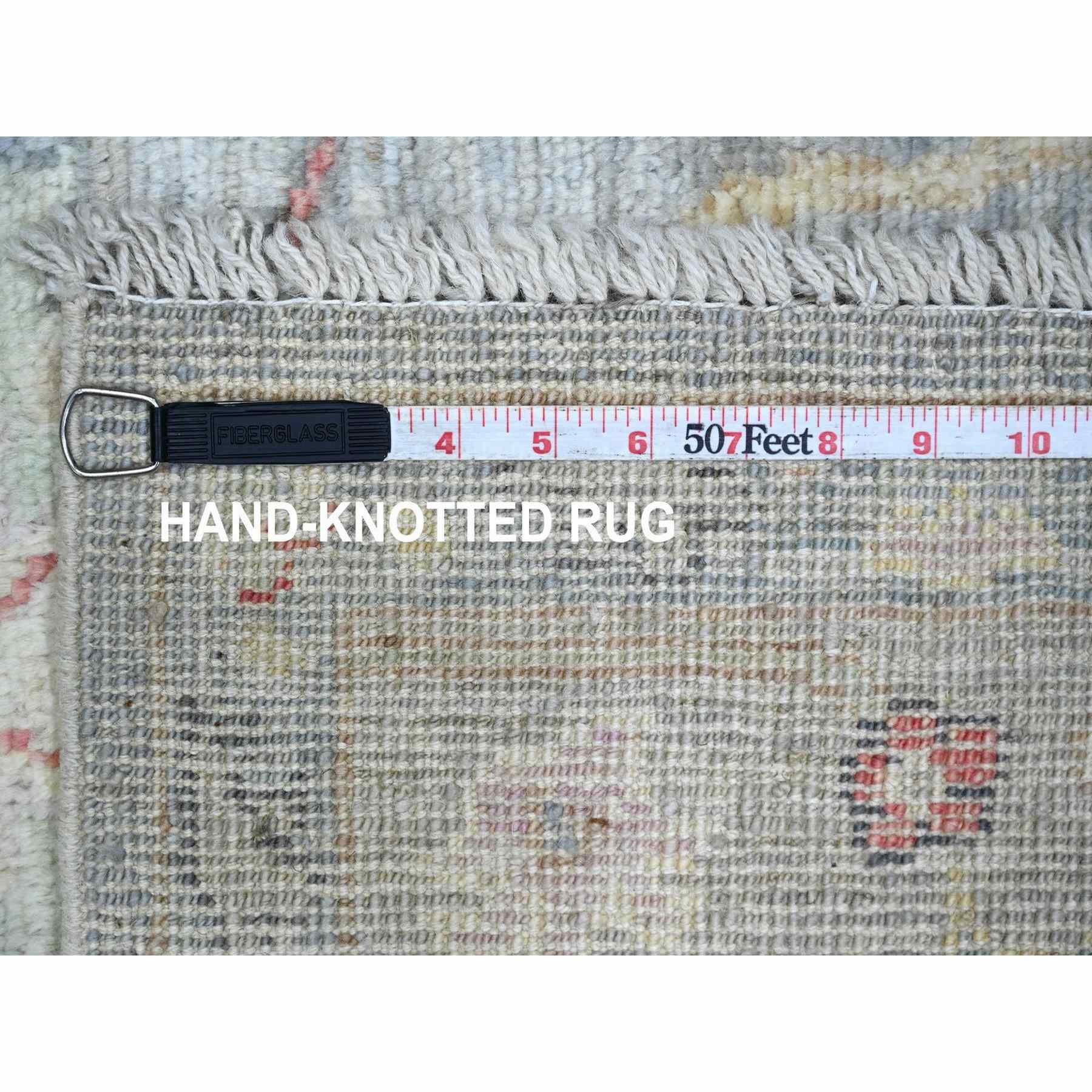 Oushak-And-Peshawar-Hand-Knotted-Rug-113250