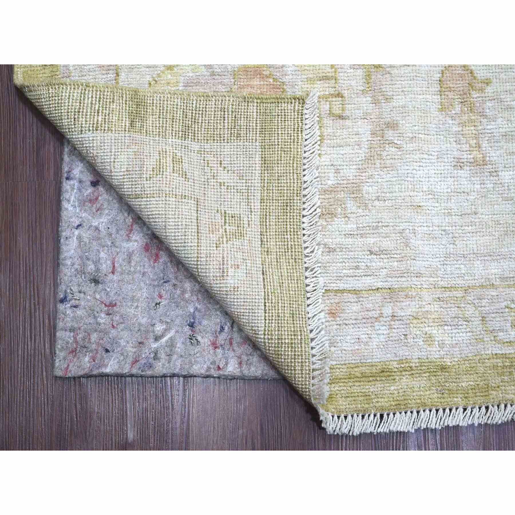 Oushak-And-Peshawar-Hand-Knotted-Rug-113255