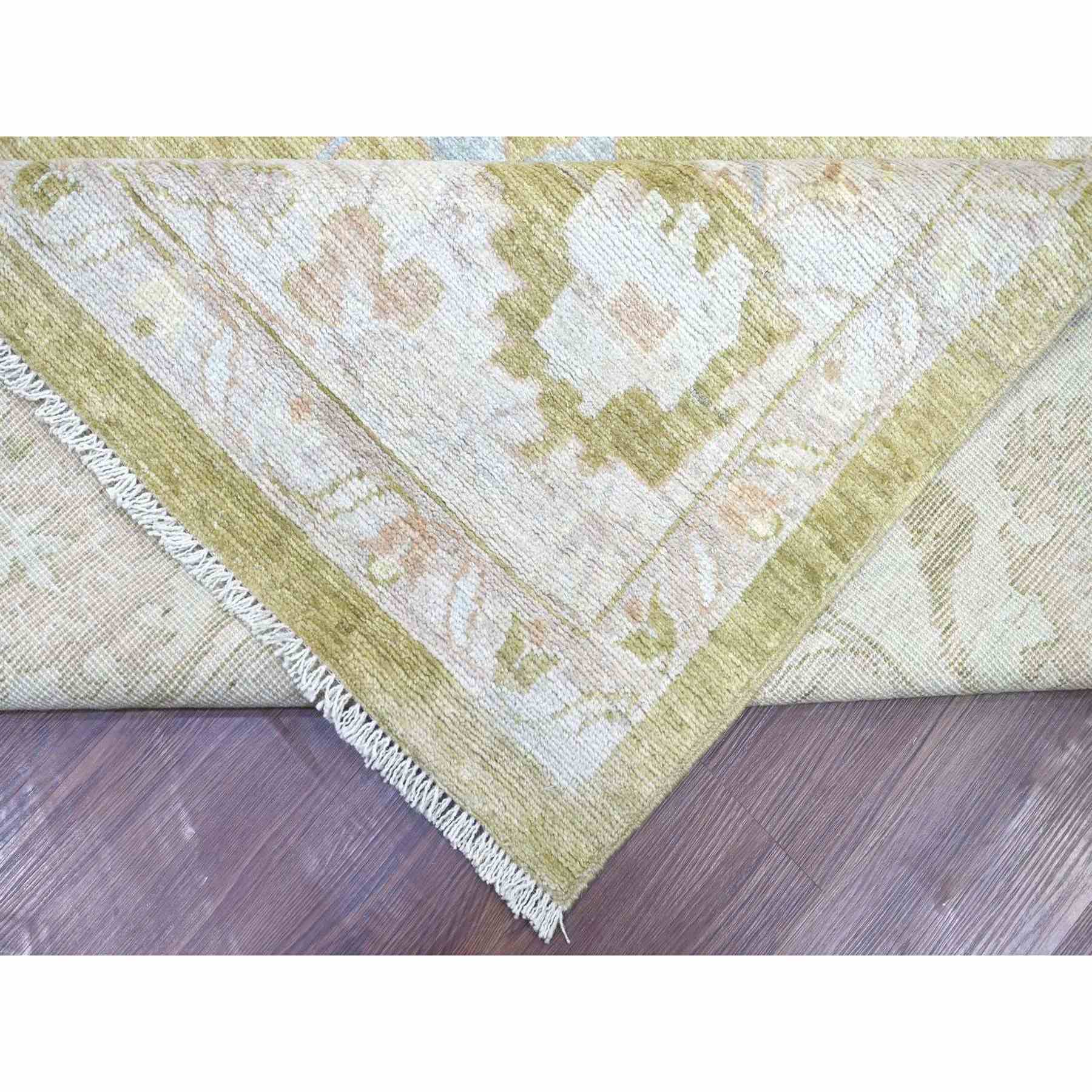 Oushak-And-Peshawar-Hand-Knotted-Rug-113255