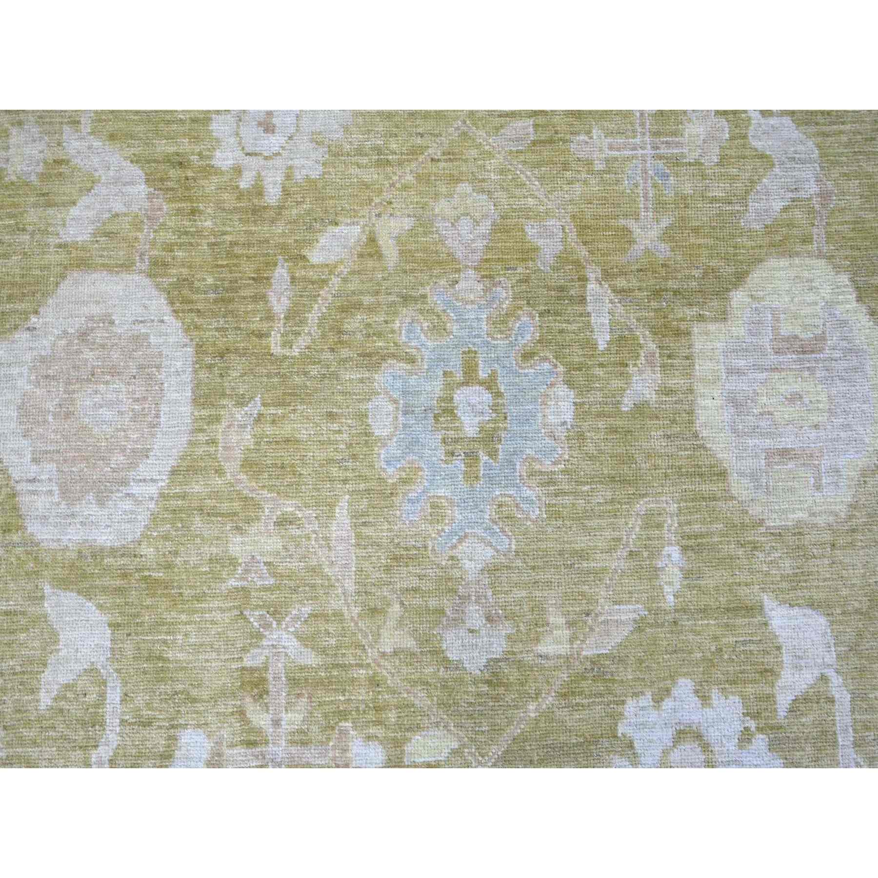 Oushak-And-Peshawar-Hand-Knotted-Rug-113255