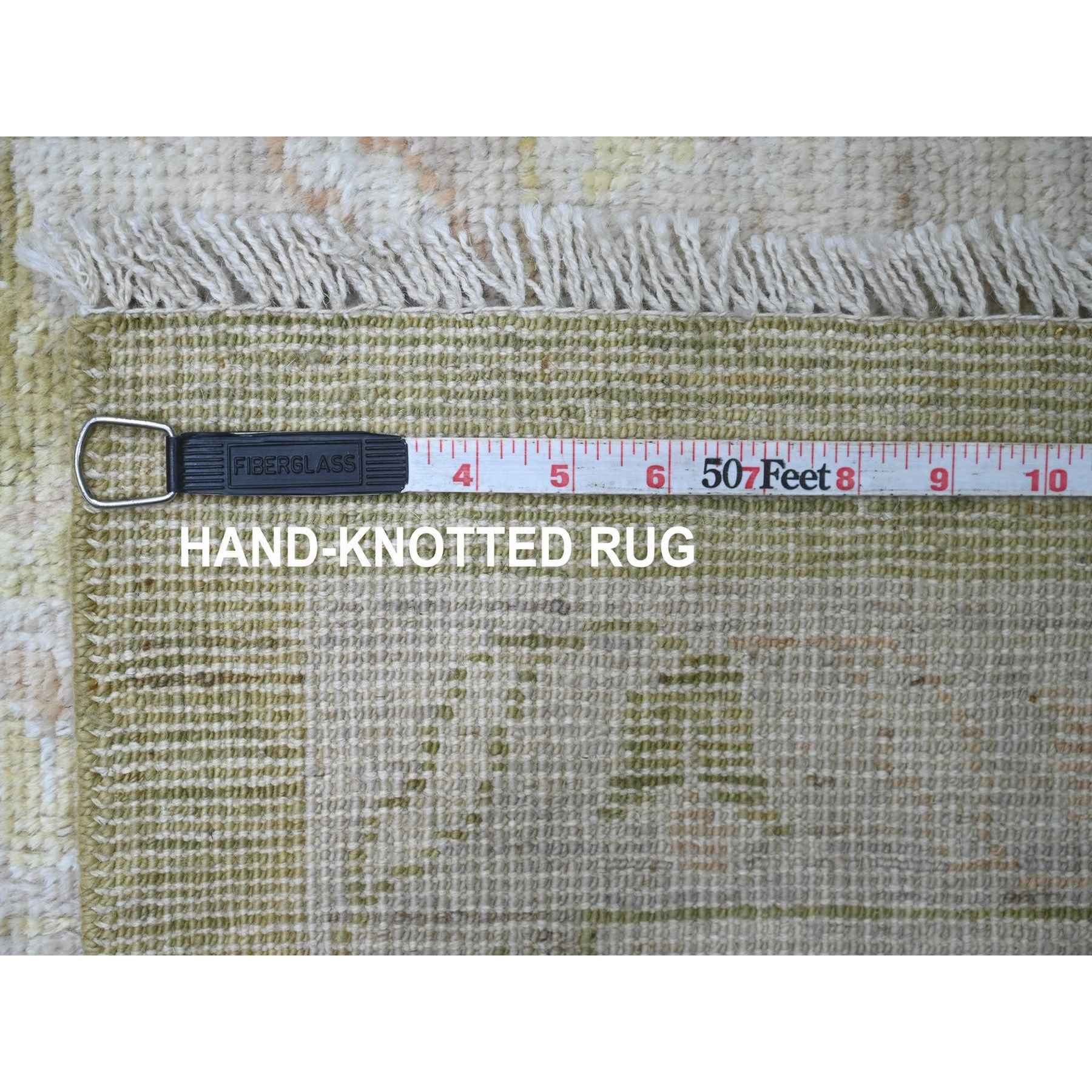 Oushak-And-Peshawar-Hand-Knotted-Rug-113255