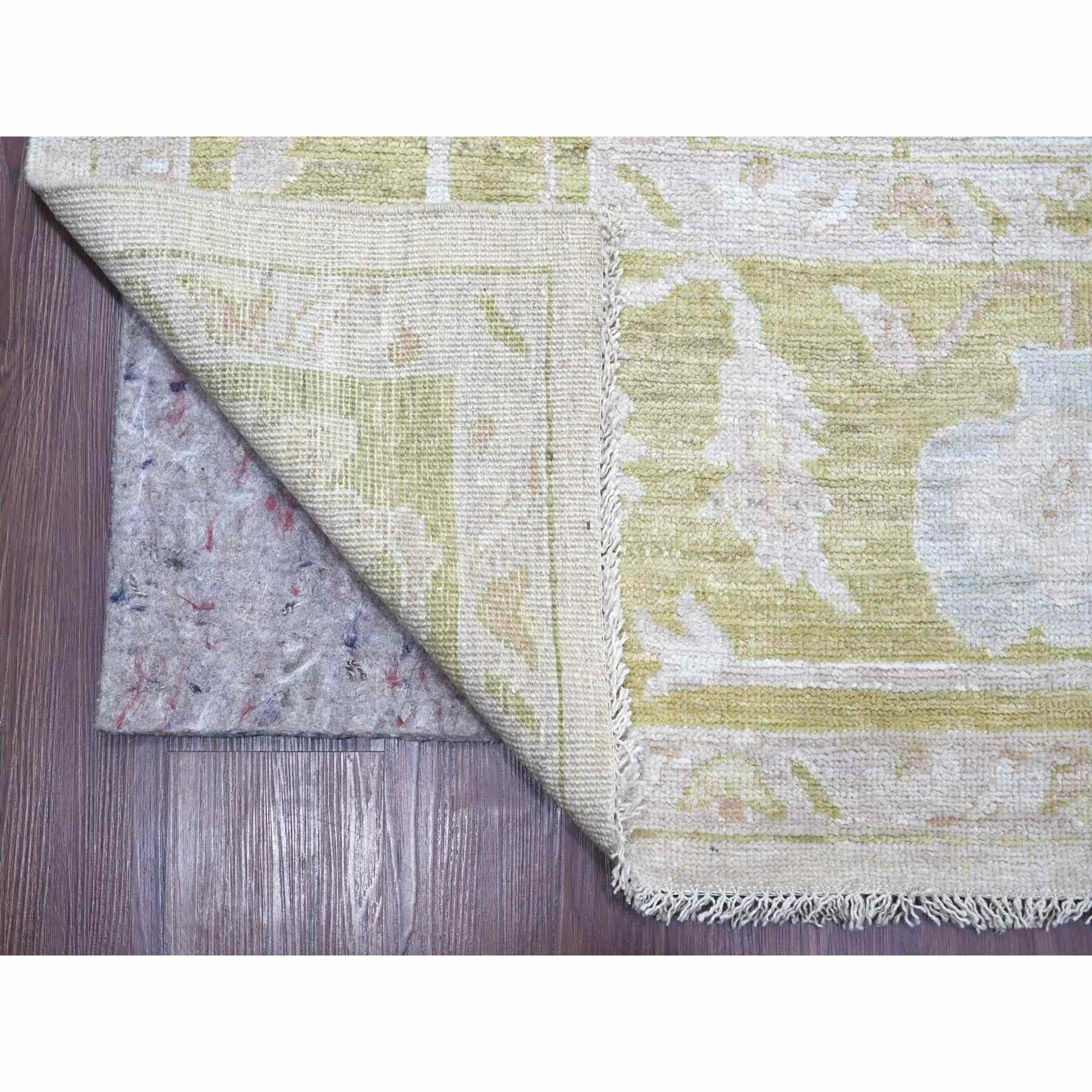 Oushak-And-Peshawar-Hand-Knotted-Rug-113330