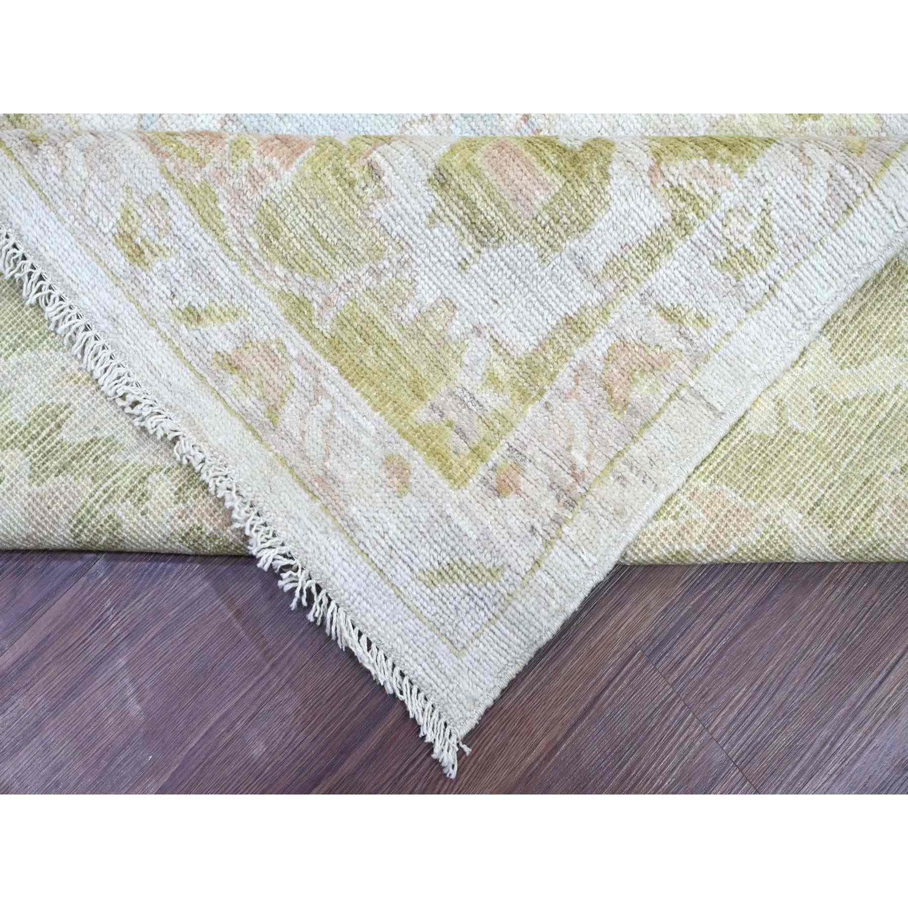 Oushak-And-Peshawar-Hand-Knotted-Rug-113330