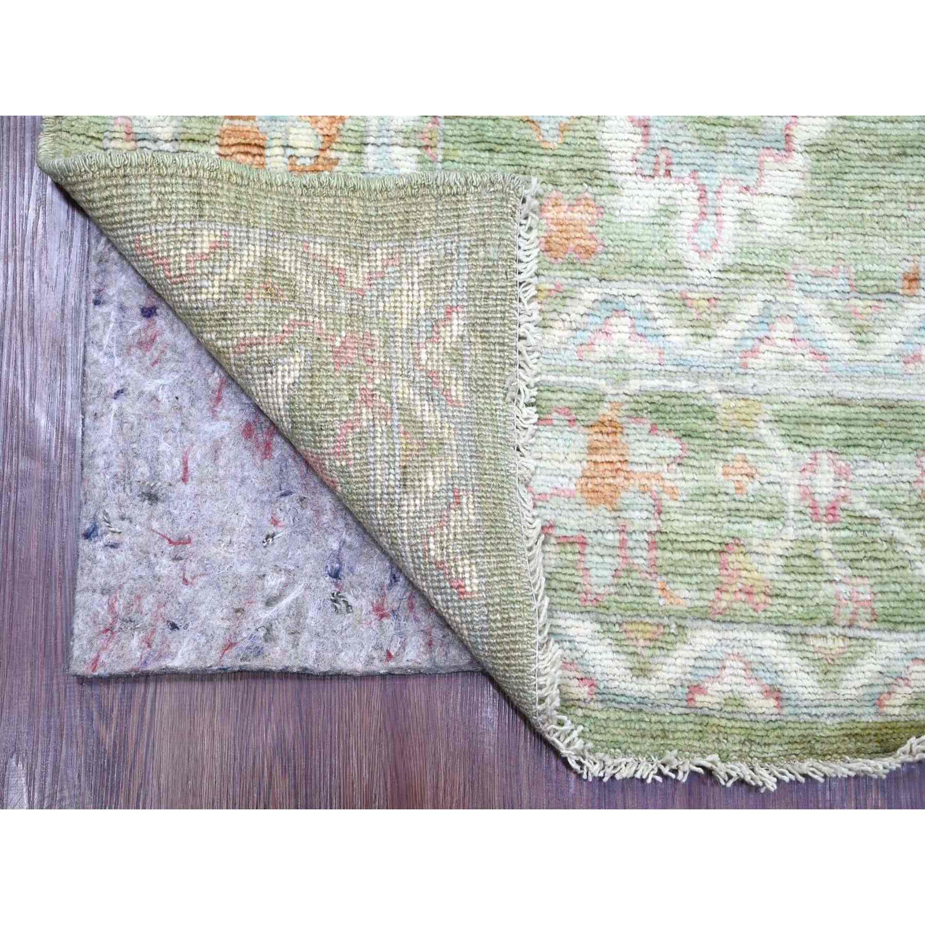 Oushak-And-Peshawar-Hand-Knotted-Rug-113335