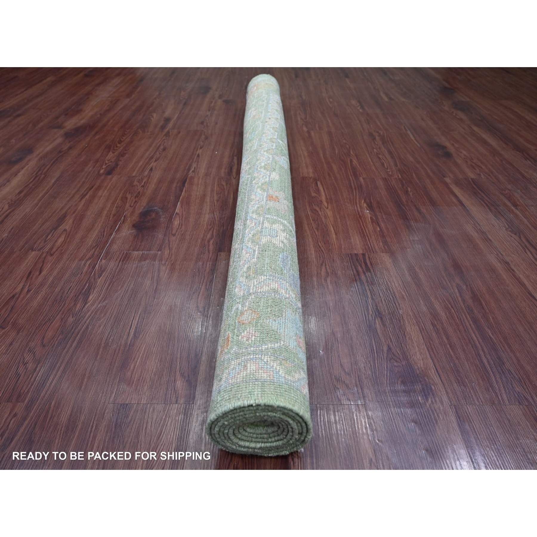 Oushak-And-Peshawar-Hand-Knotted-Rug-113335