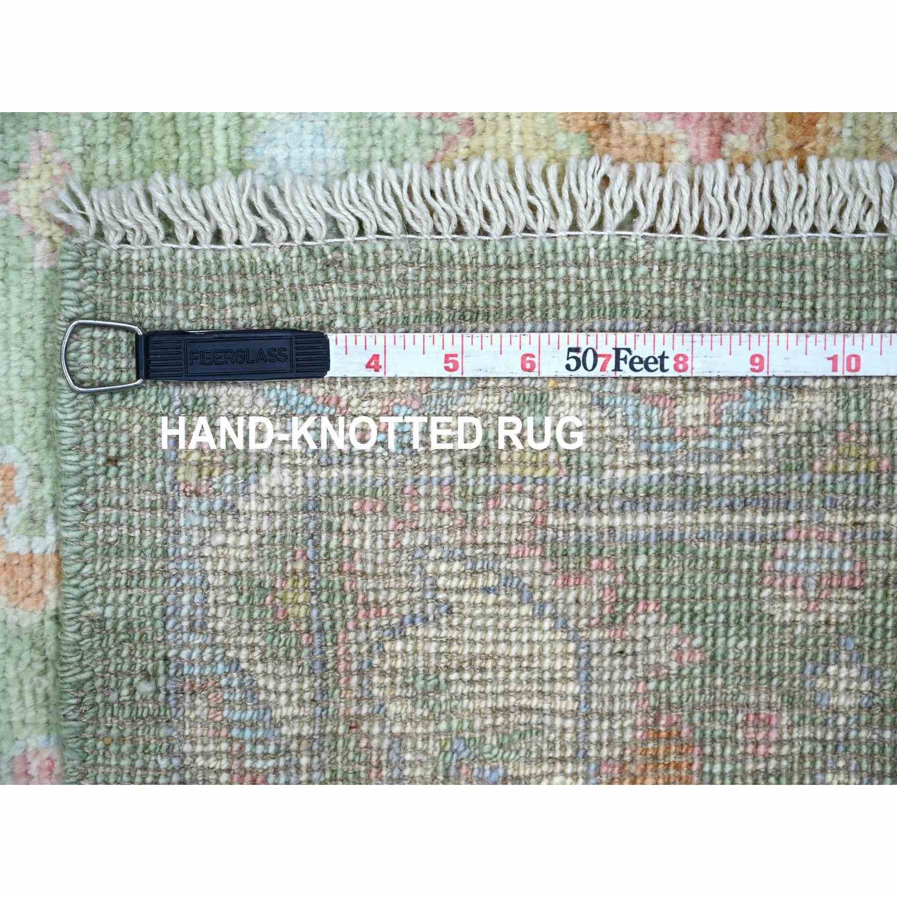 Oushak-And-Peshawar-Hand-Knotted-Rug-113335