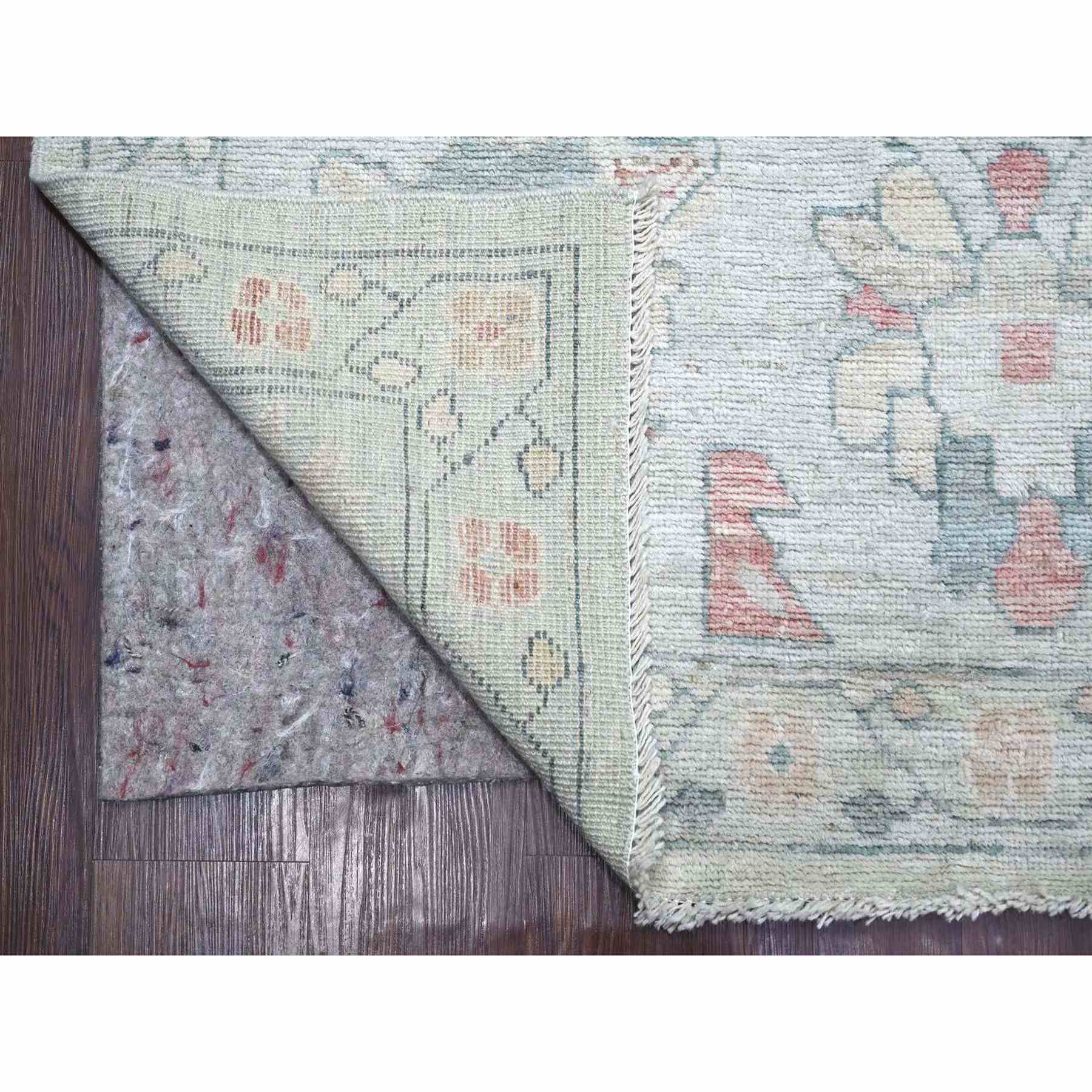 Oushak-And-Peshawar-Hand-Knotted-Rug-113345
