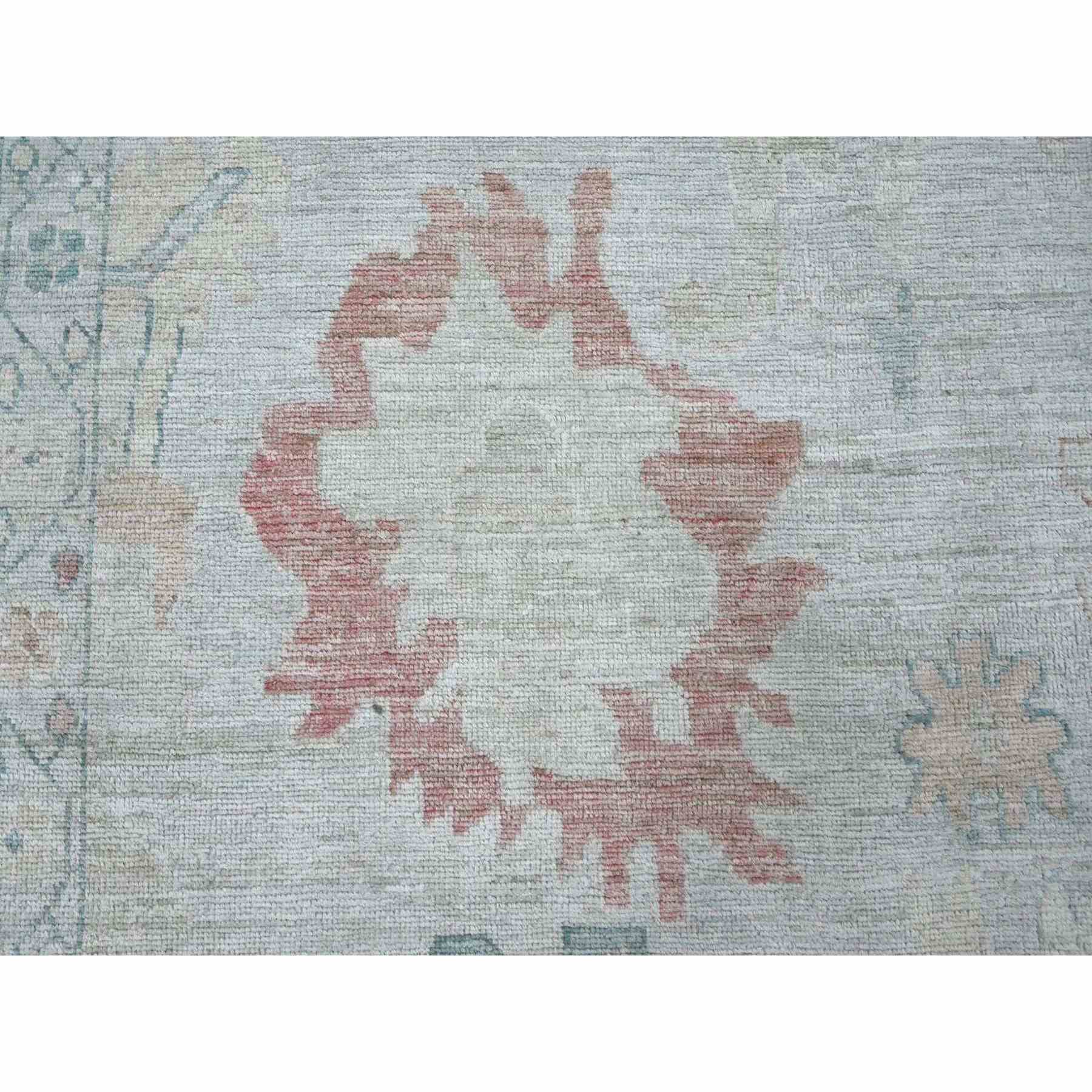 Oushak-And-Peshawar-Hand-Knotted-Rug-113345