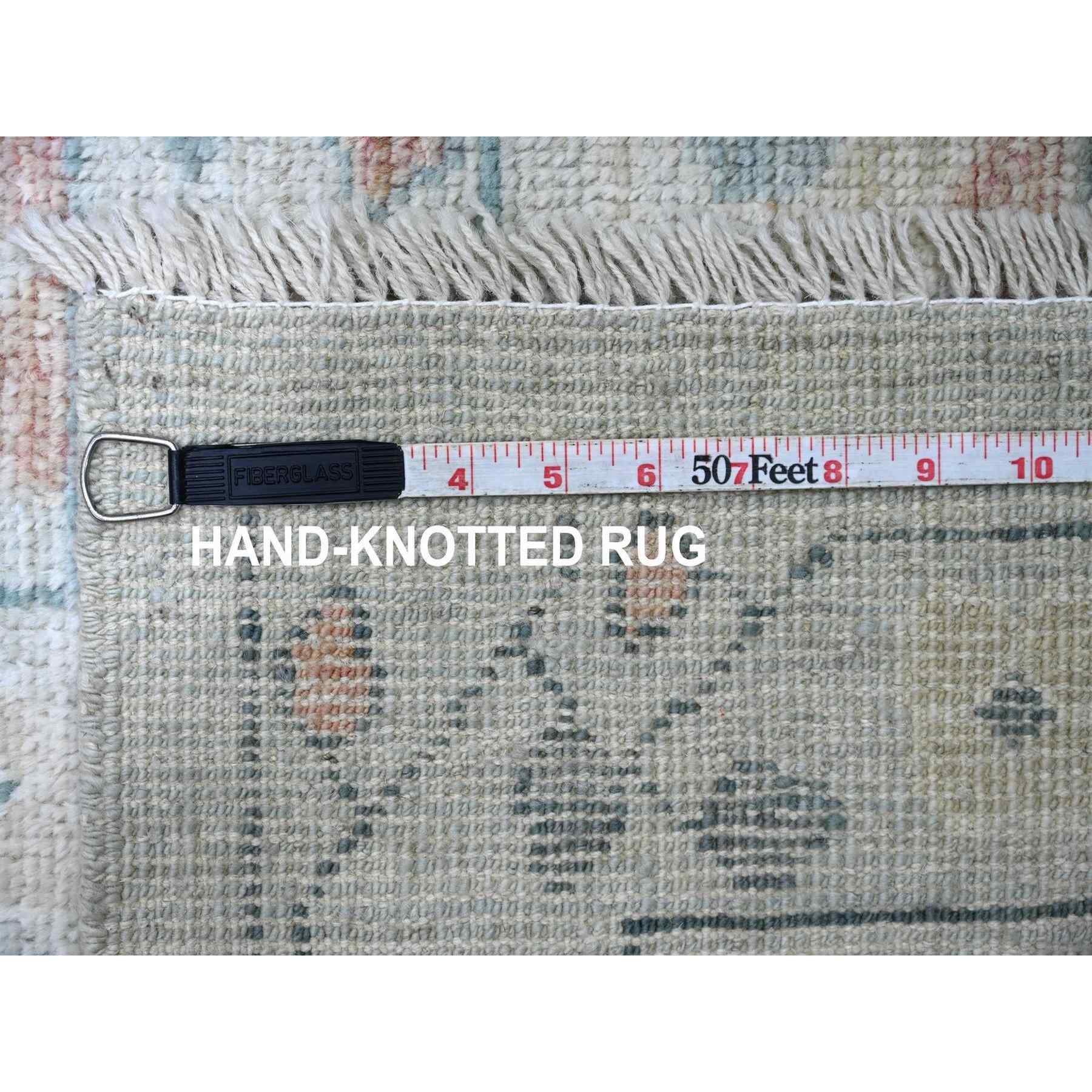 Oushak-And-Peshawar-Hand-Knotted-Rug-113345