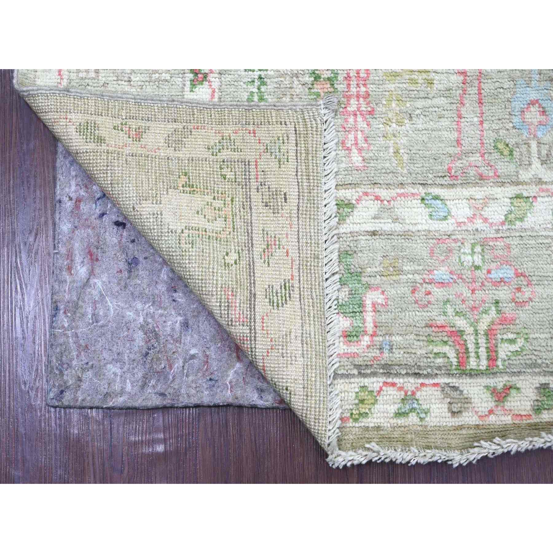 Oushak-And-Peshawar-Hand-Knotted-Rug-113350