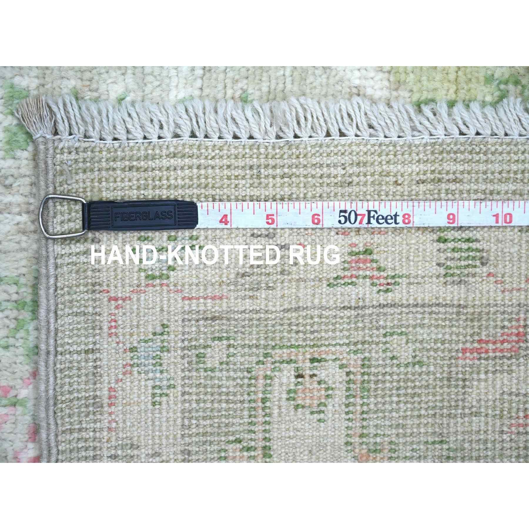 Oushak-And-Peshawar-Hand-Knotted-Rug-113350
