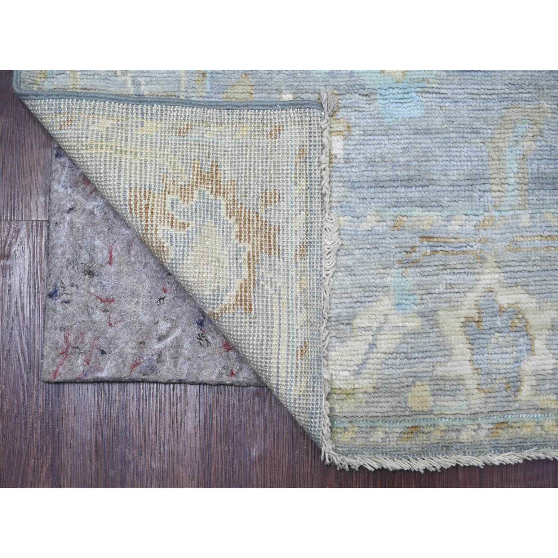 Oushak-And-Peshawar-Hand-Knotted-Rug-113355