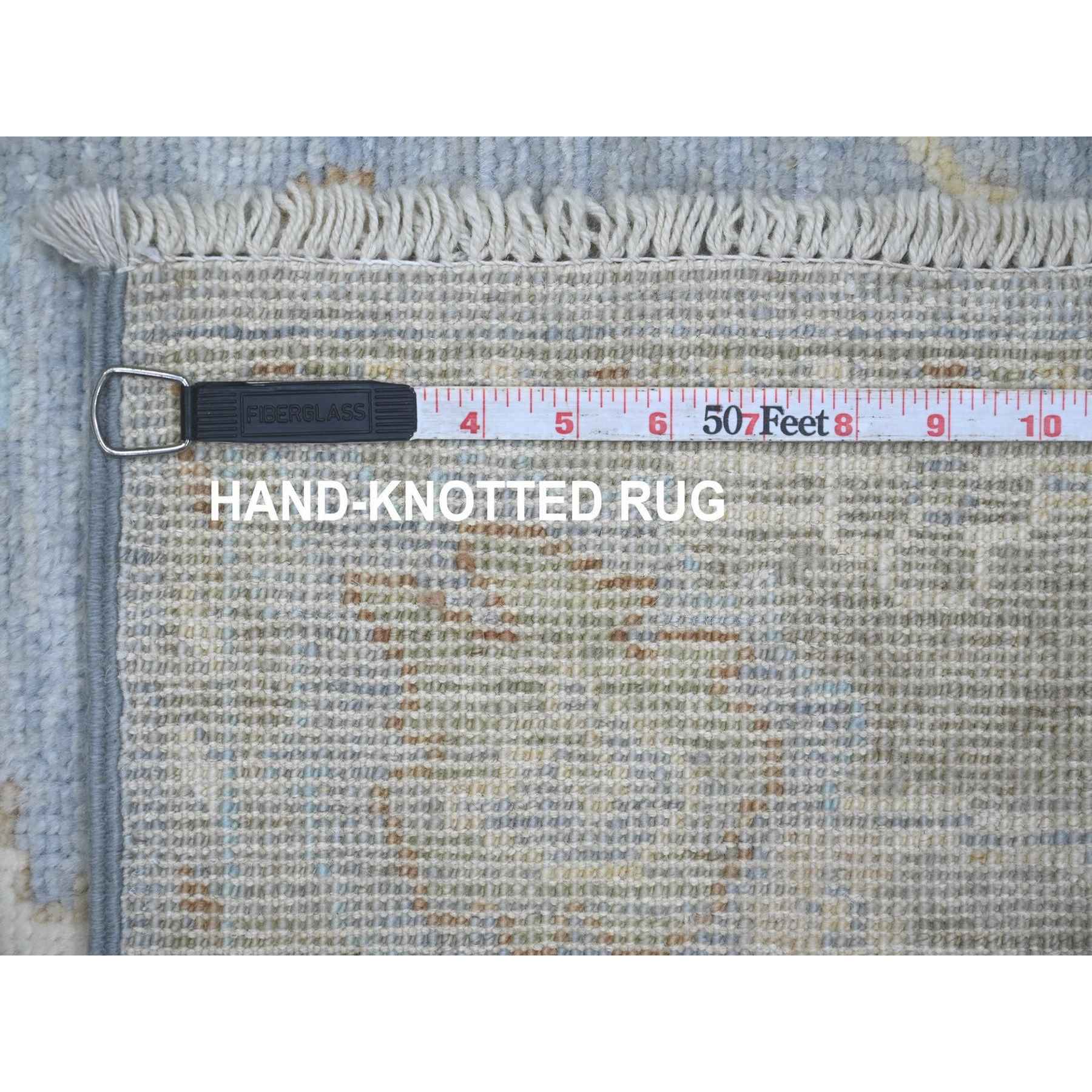 Oushak-And-Peshawar-Hand-Knotted-Rug-113355