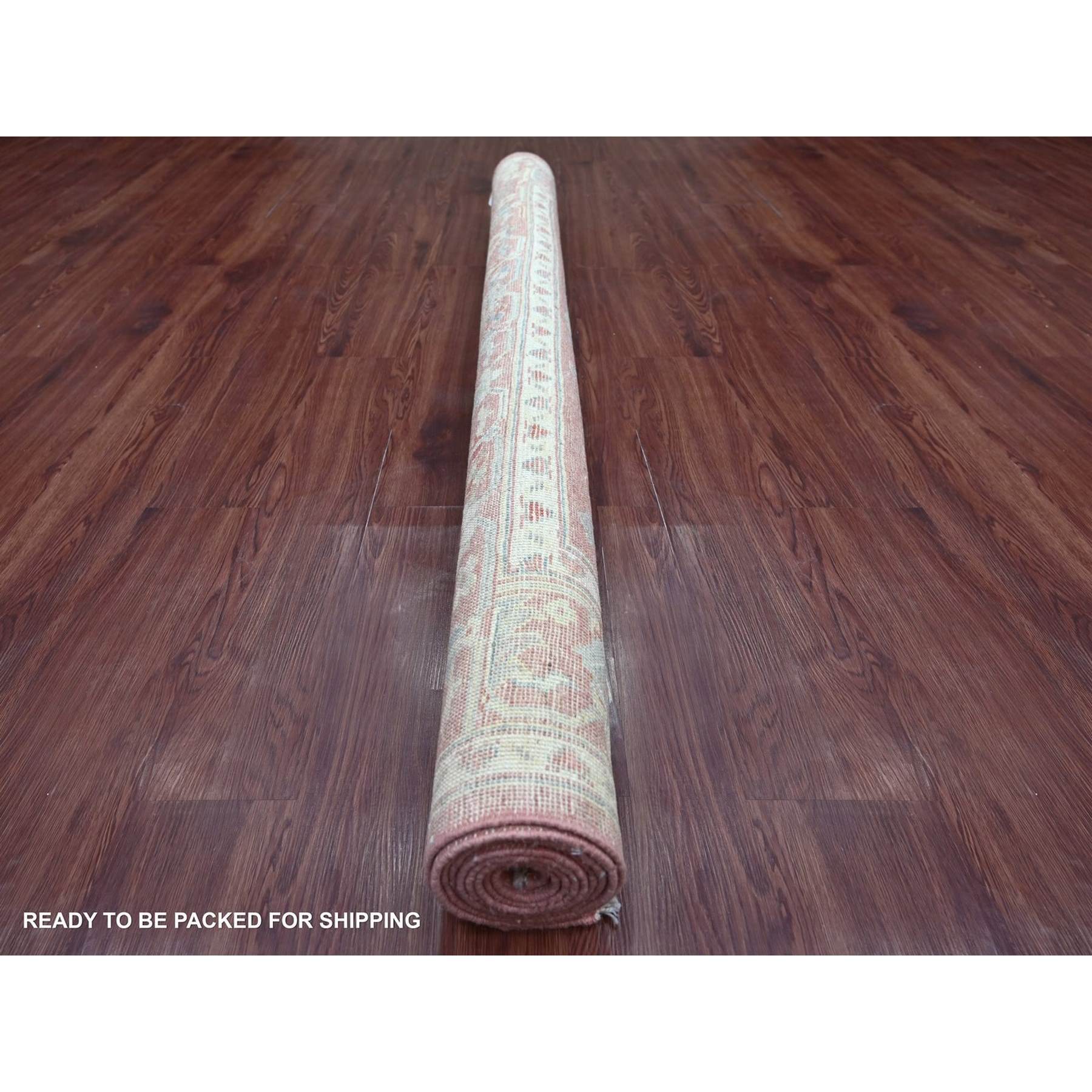 Oushak-And-Peshawar-Hand-Knotted-Rug-113360
