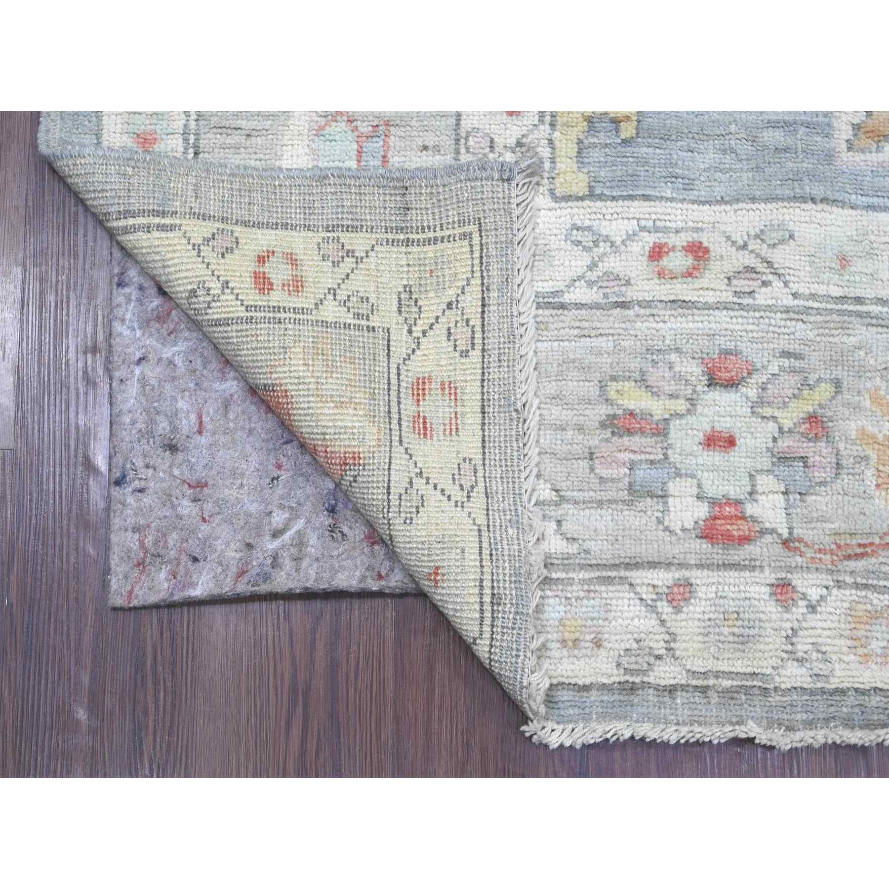 Oushak-And-Peshawar-Hand-Knotted-Rug-113365