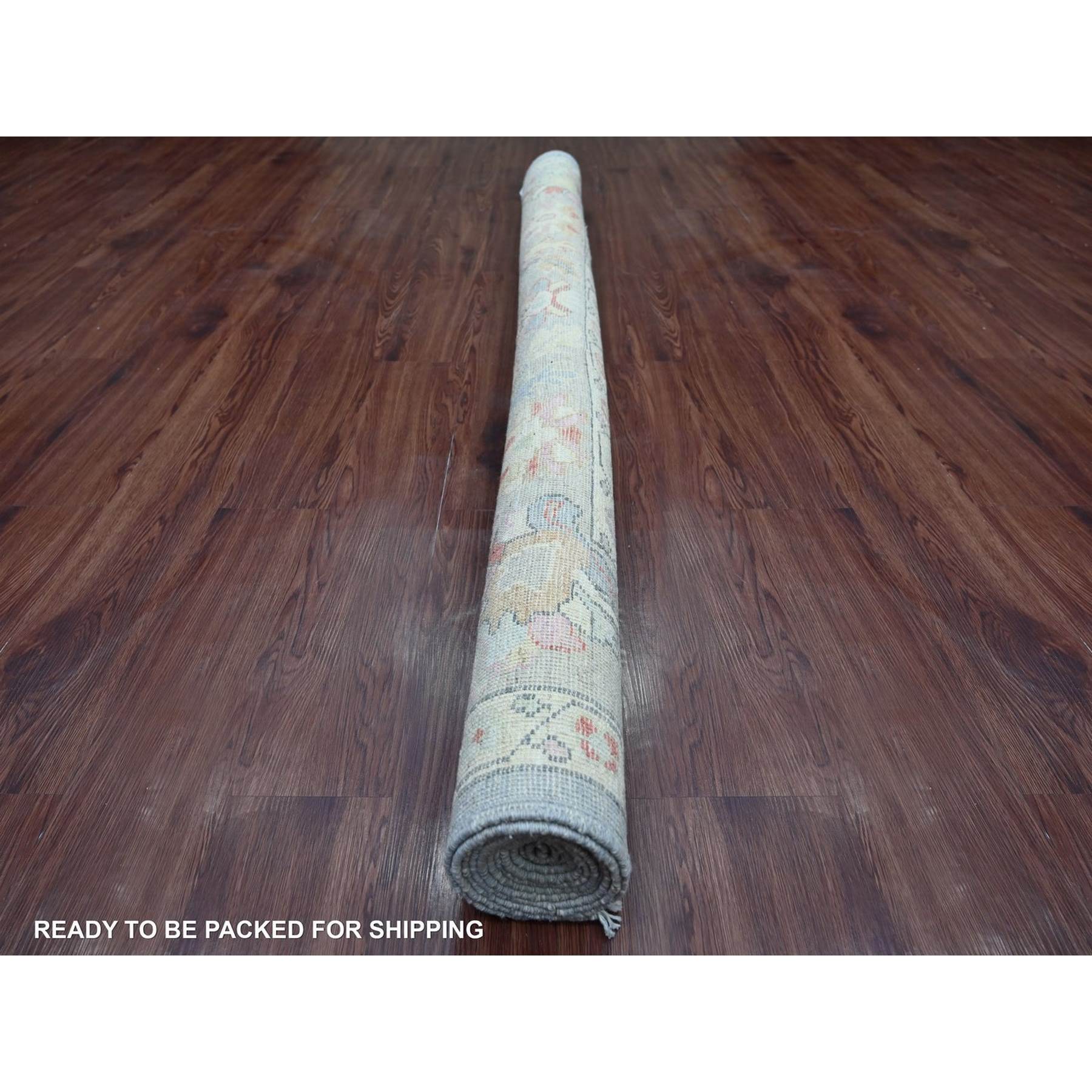 Oushak-And-Peshawar-Hand-Knotted-Rug-113365