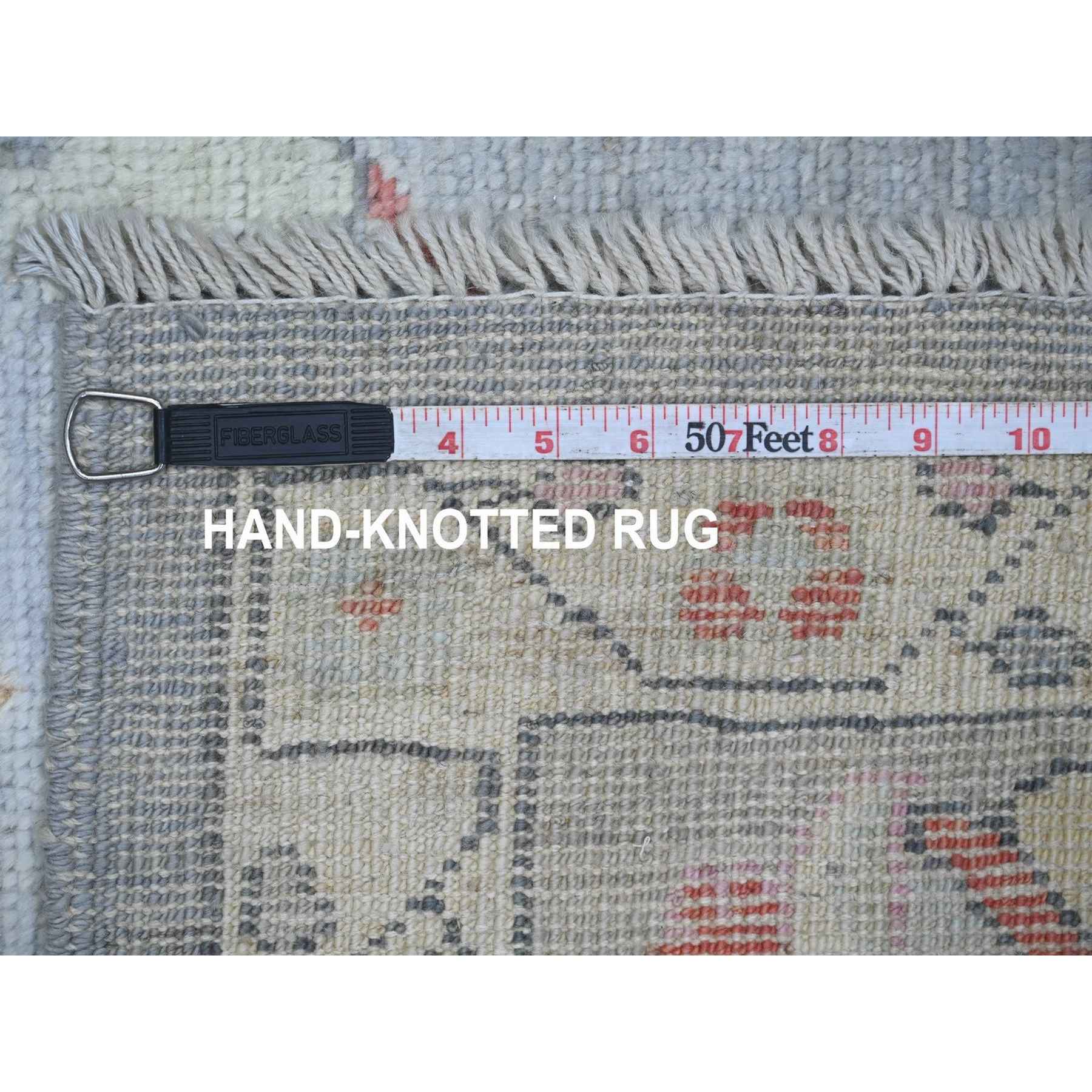 Oushak-And-Peshawar-Hand-Knotted-Rug-113365