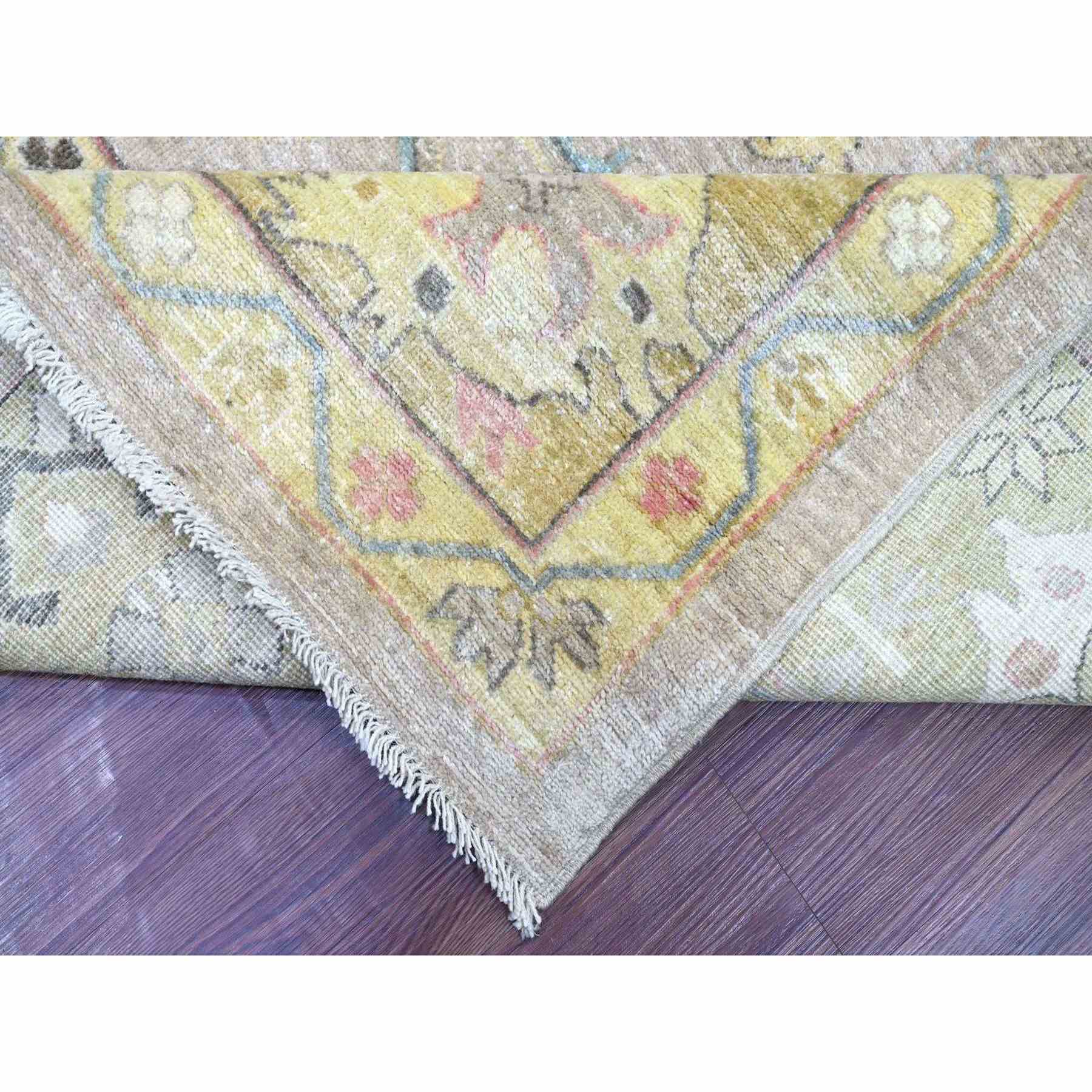 Oushak-And-Peshawar-Hand-Knotted-Rug-113375