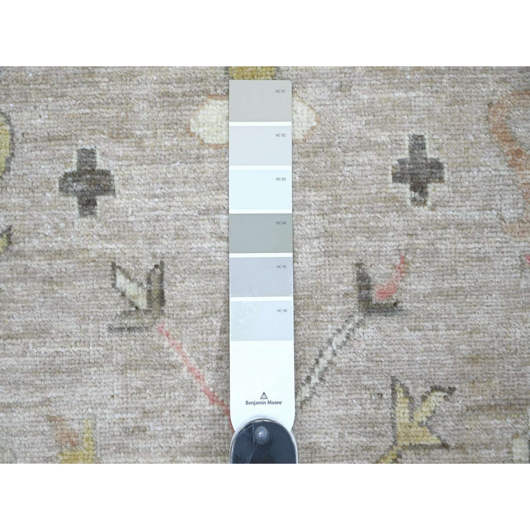 Oushak-And-Peshawar-Hand-Knotted-Rug-113375
