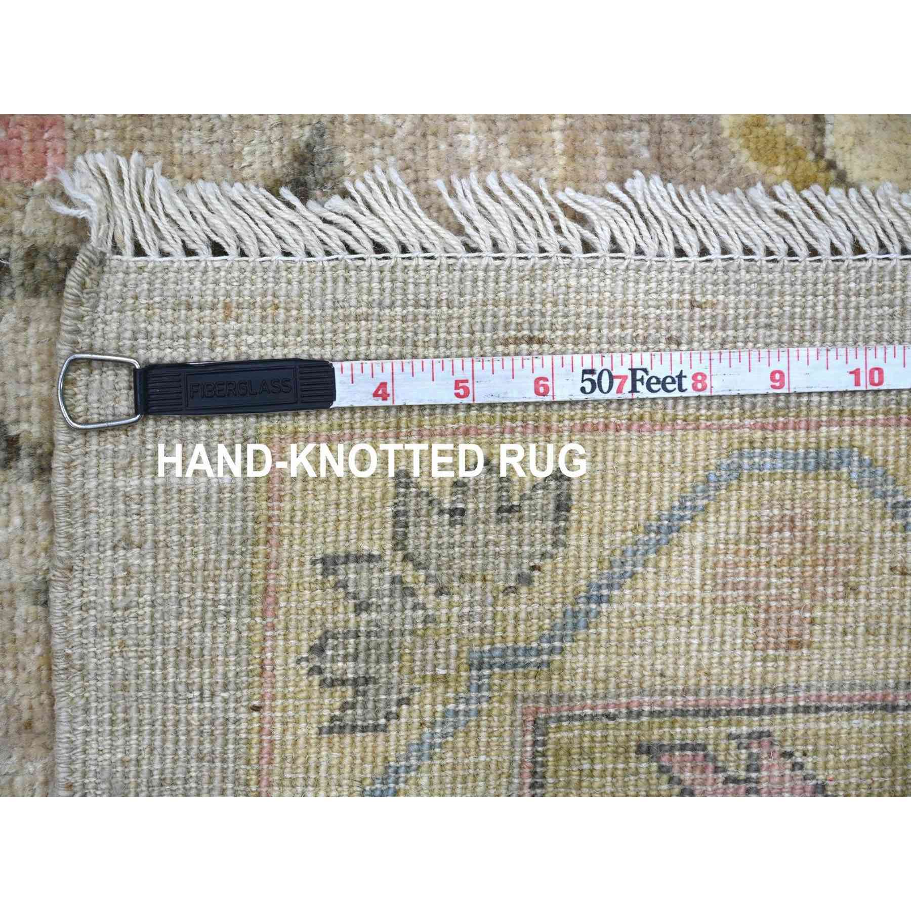 Oushak-And-Peshawar-Hand-Knotted-Rug-113375