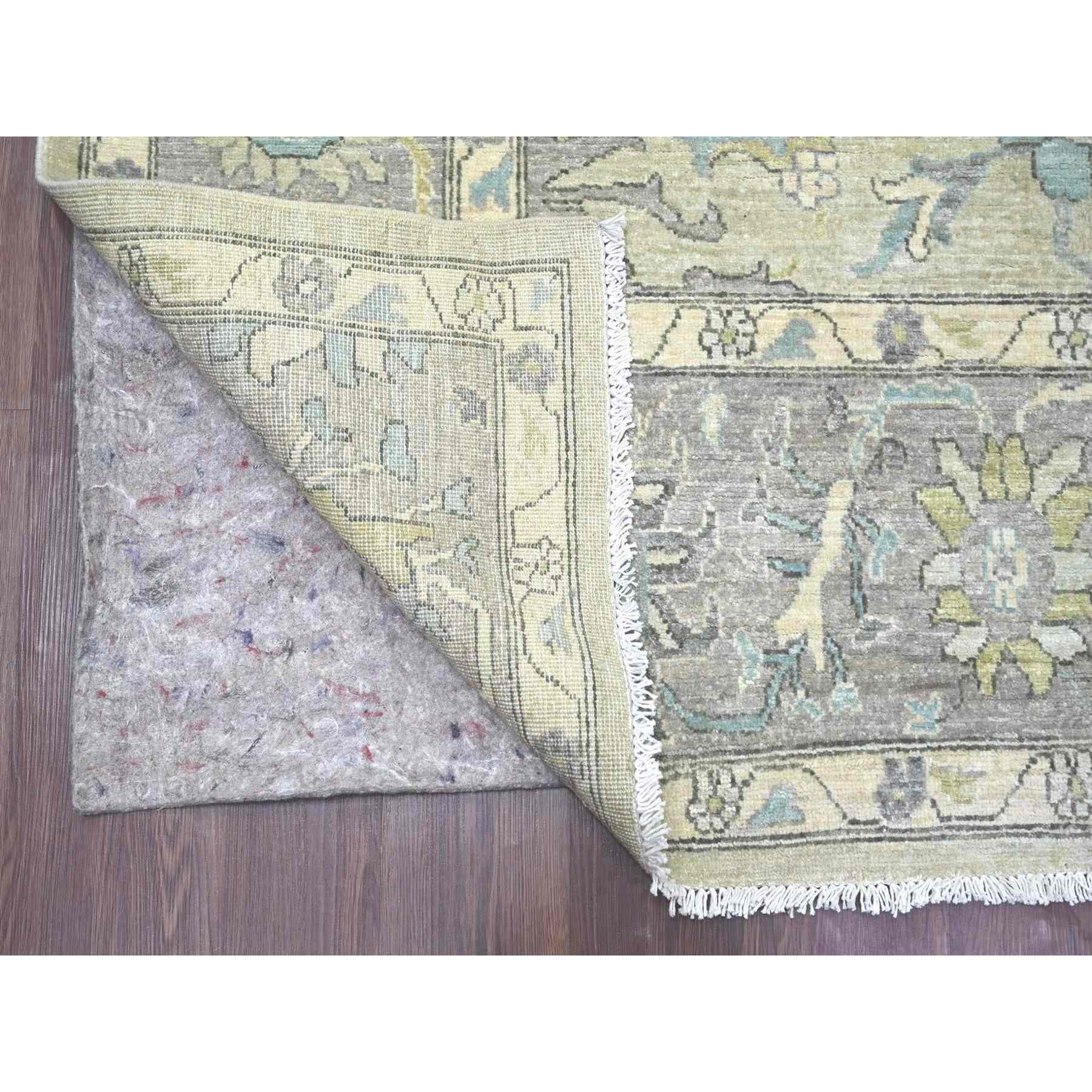 Oushak-And-Peshawar-Hand-Knotted-Rug-113385
