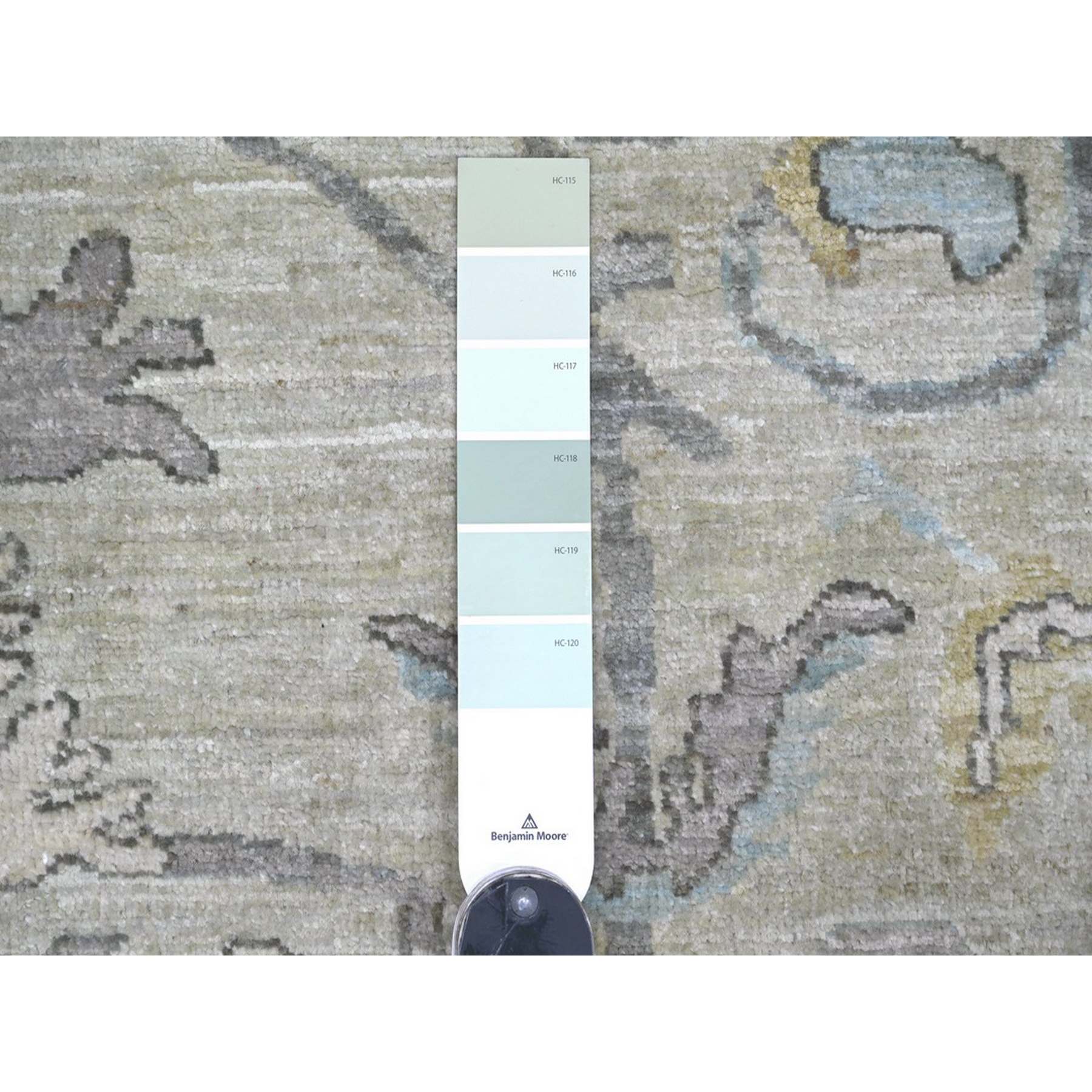 Oushak-And-Peshawar-Hand-Knotted-Rug-113385