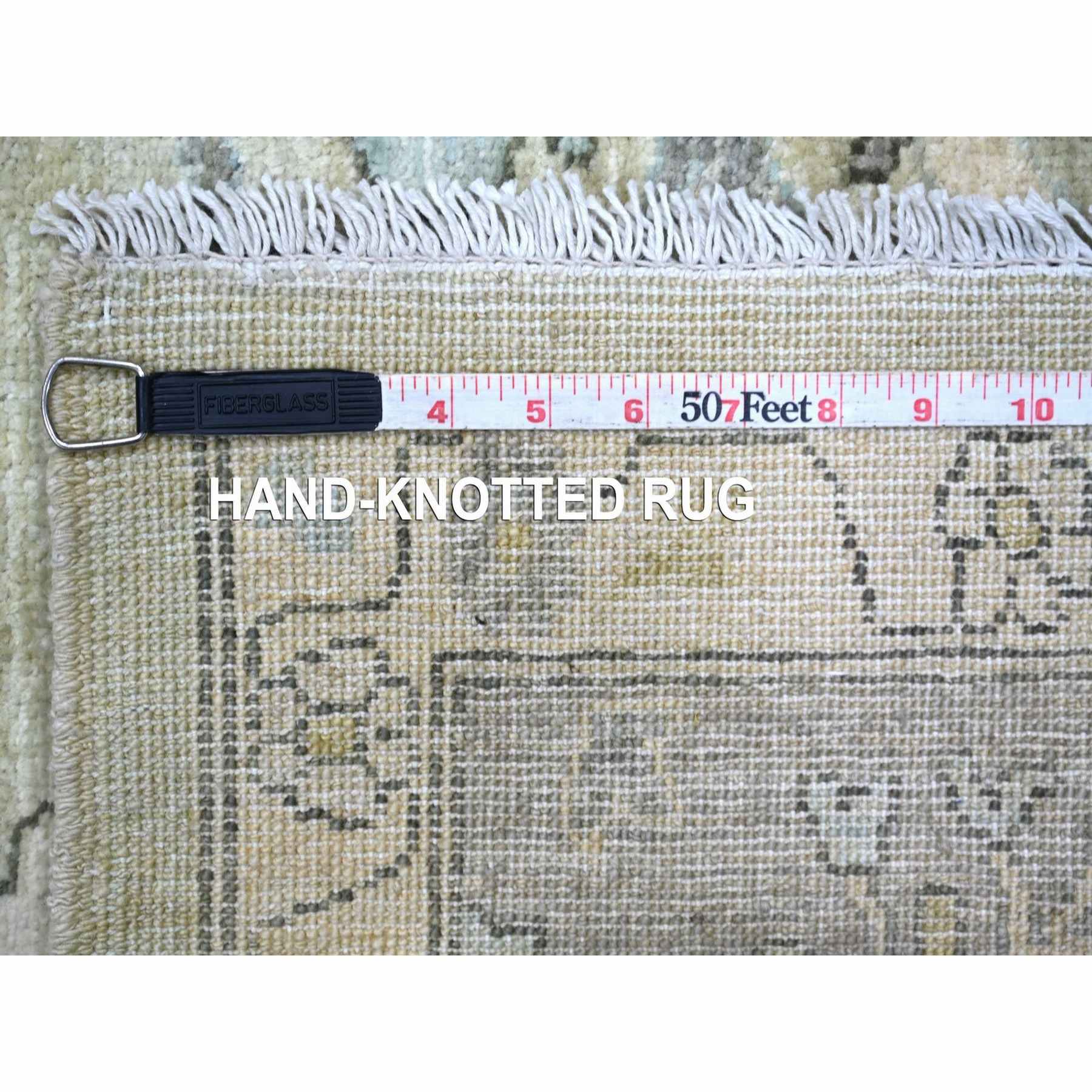 Oushak-And-Peshawar-Hand-Knotted-Rug-113385