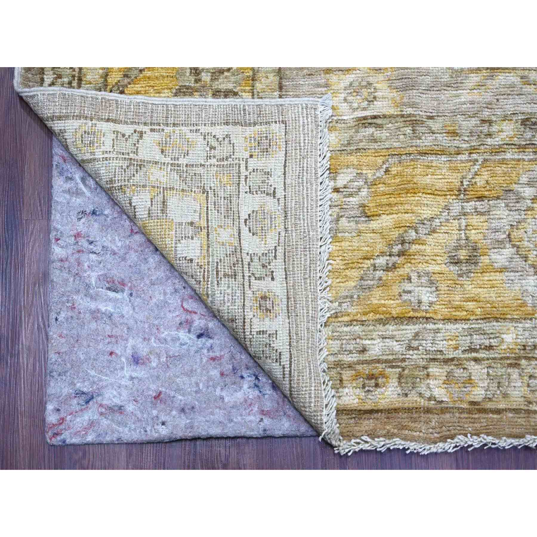 Oushak-And-Peshawar-Hand-Knotted-Rug-113390
