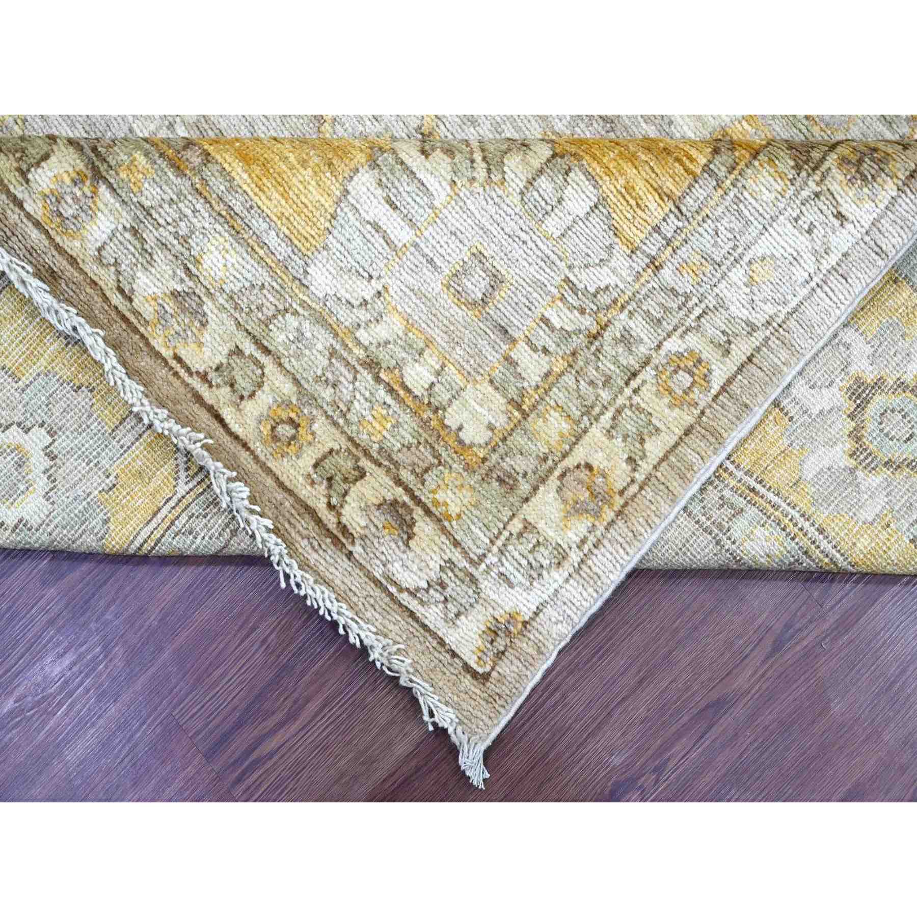 Oushak-And-Peshawar-Hand-Knotted-Rug-113390