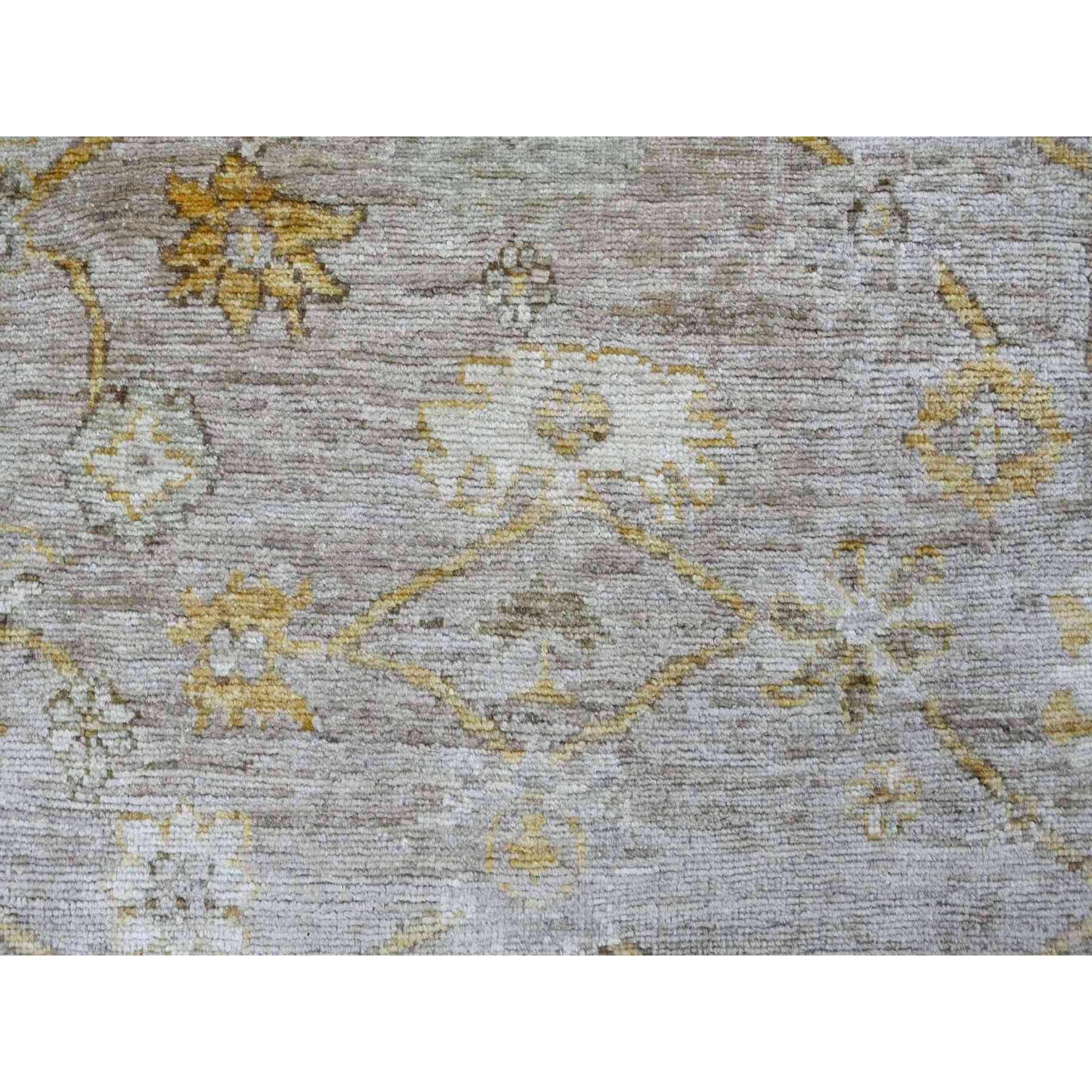 Oushak-And-Peshawar-Hand-Knotted-Rug-113390